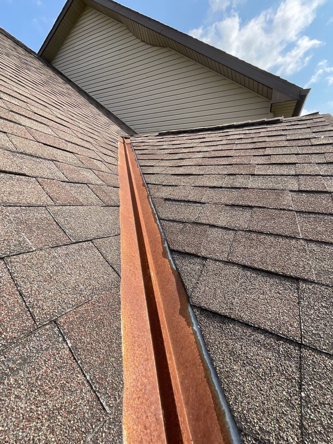 Residential Roofing Installation using Performance Panel Metal - Burnished Slate by RoofX 