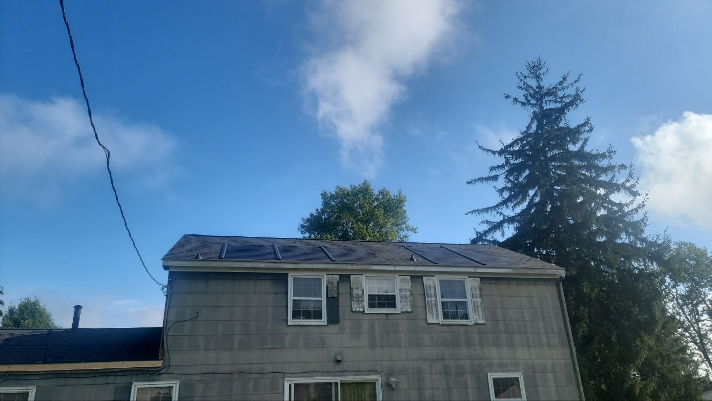 Roof and Solar Installation using GAF Timberline Solar HDZ by ExteriorPros
