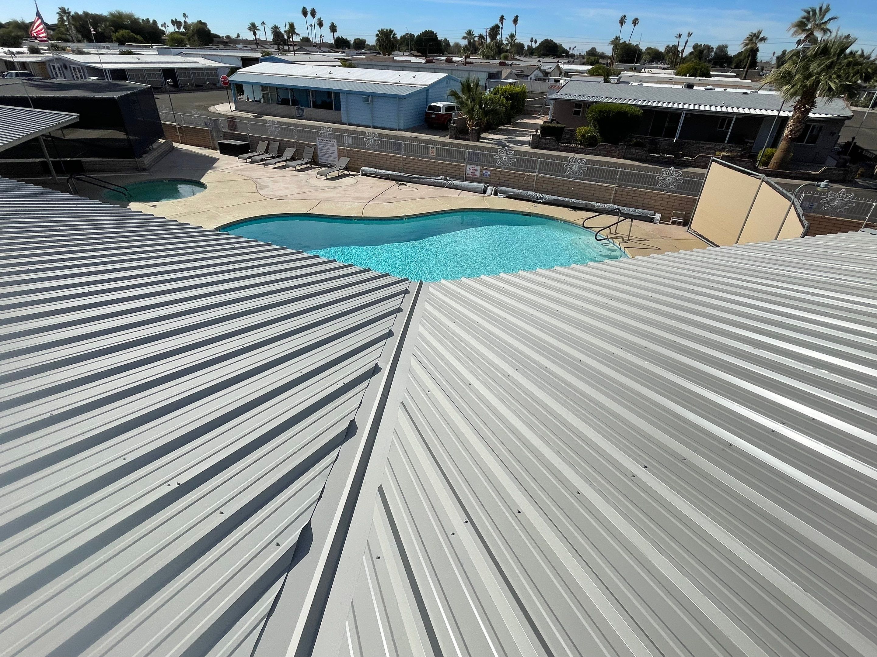 Galvalume Exposed Fastener by Reimagine Roofing