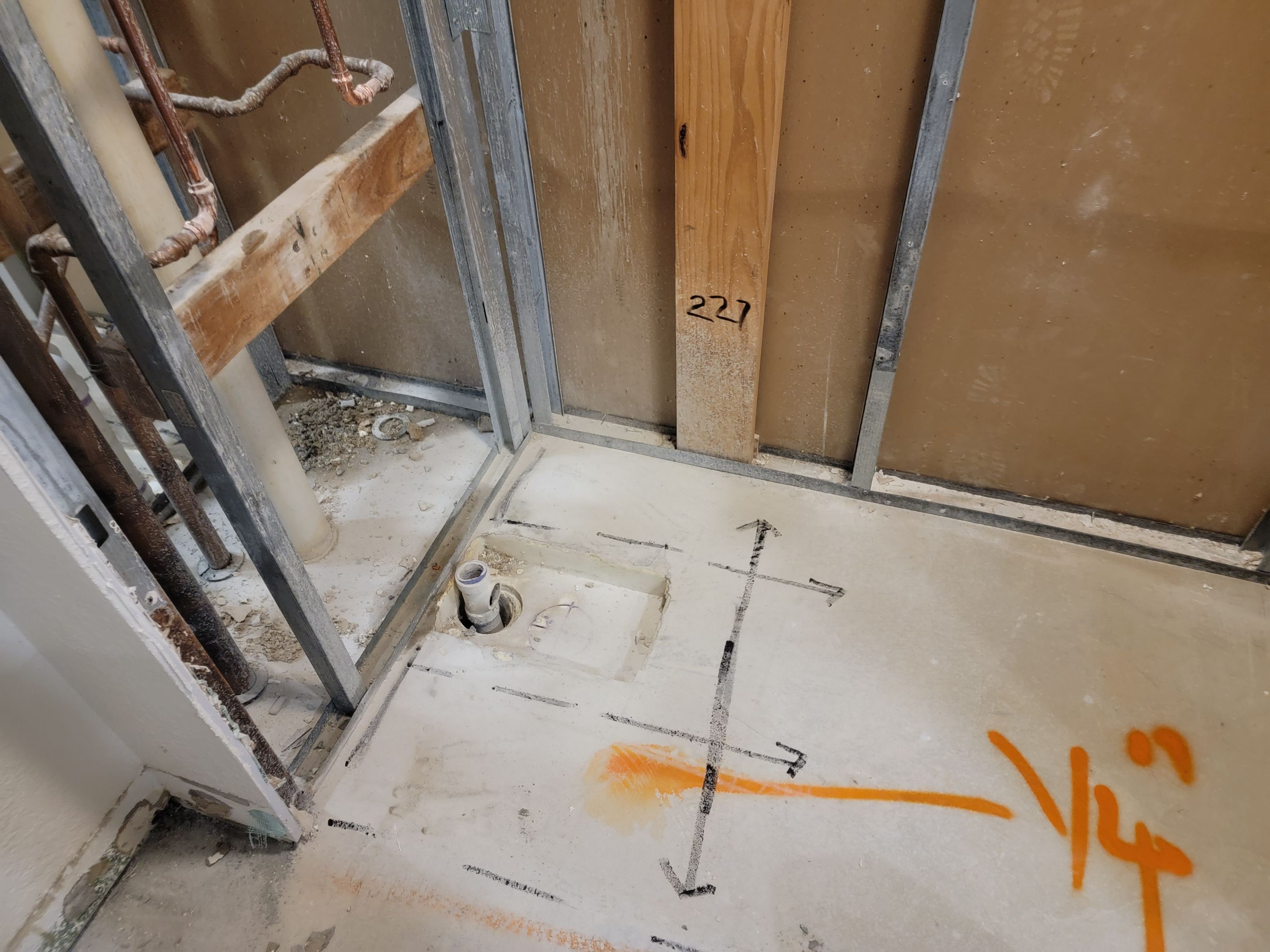 Concrete Scan for Plumbing Work by Alsip Locating Service, LLC