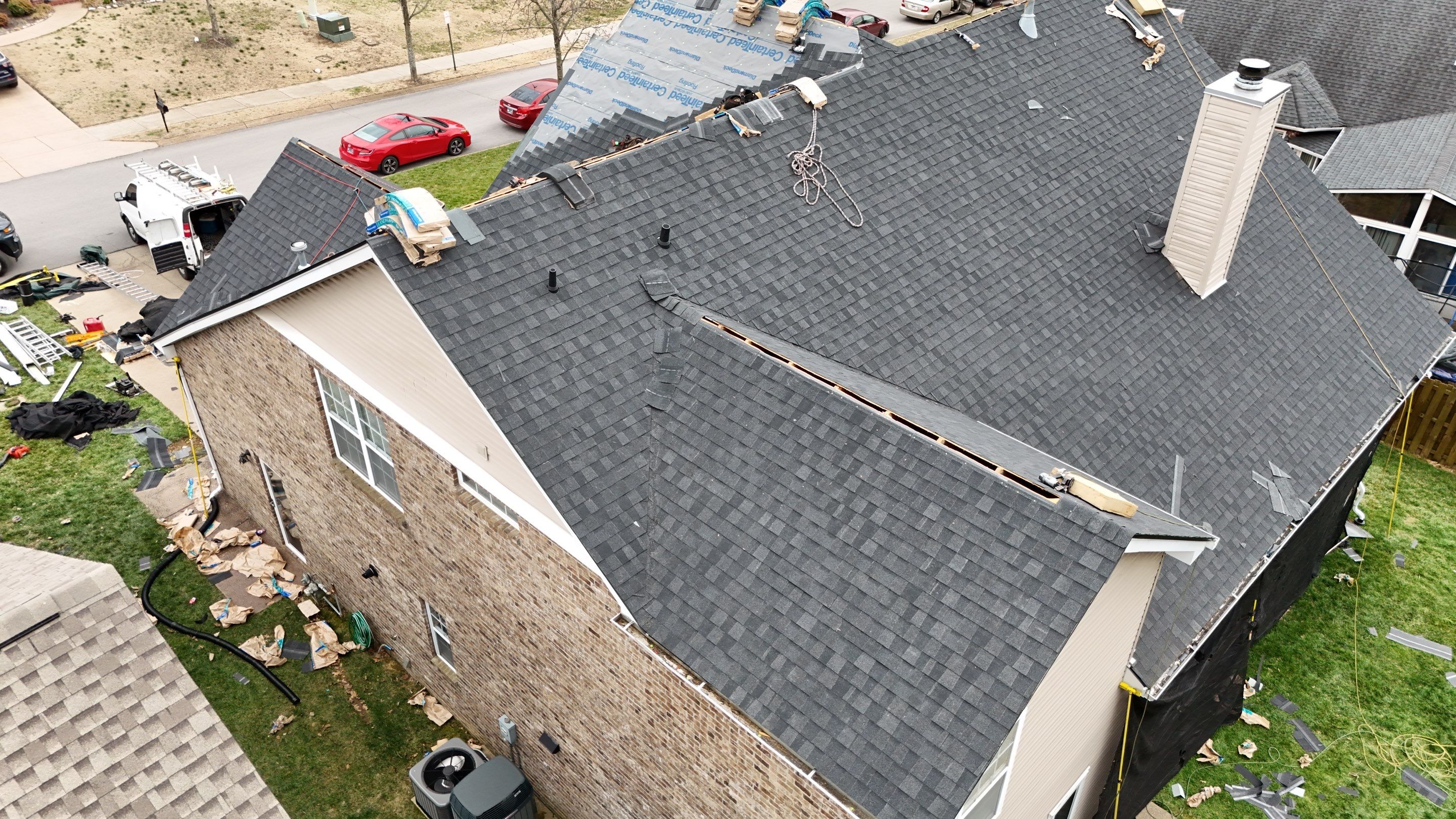Charcoal Black Re-Roof by Royal House LLC