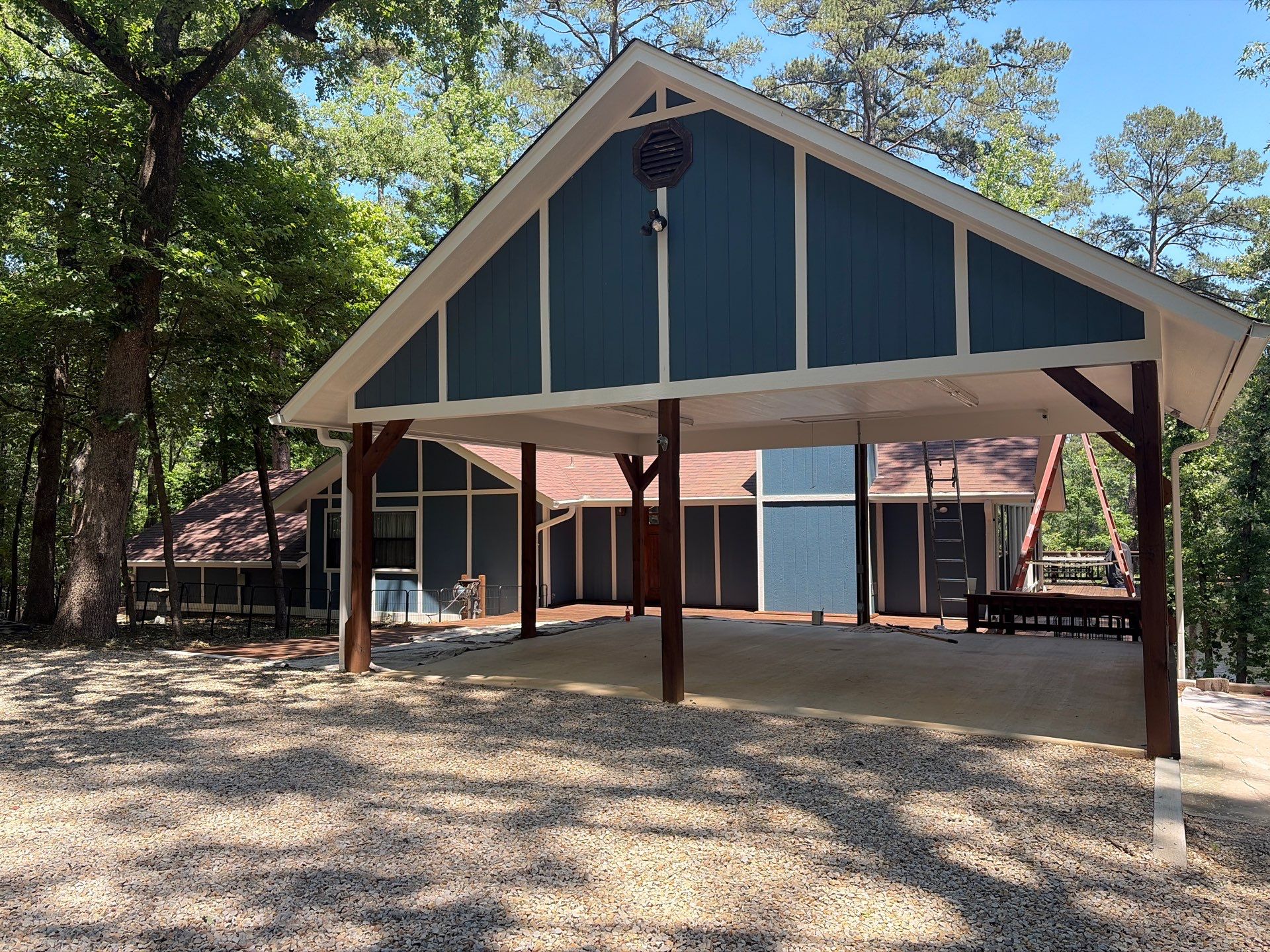 Complete Exterior Color Transformation in Holly Lake Ranch, Texas by Quality Coats Painting