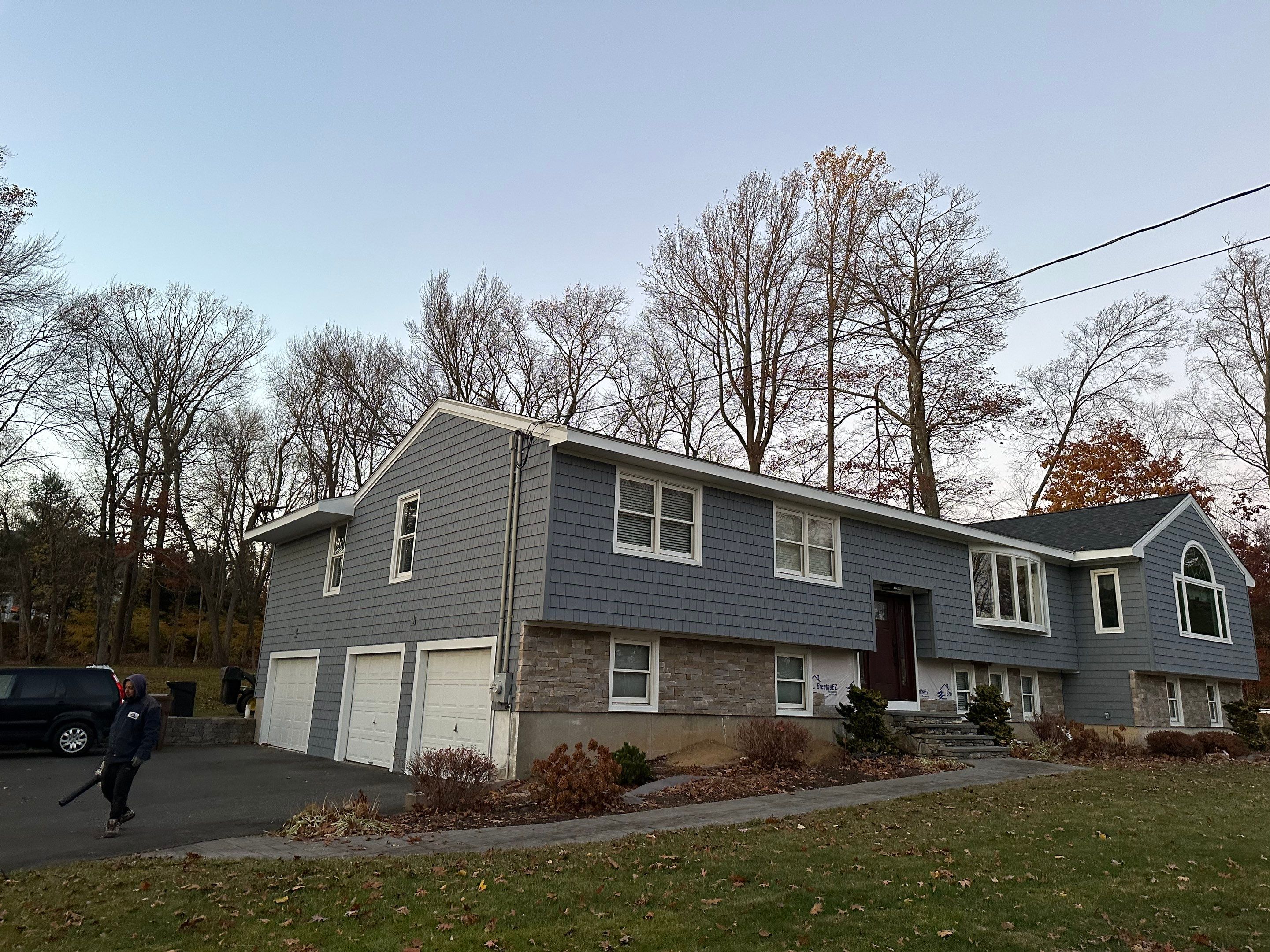 New Roofing, Siding front door by A Plus Exterior