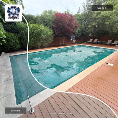 Trex Deck and Natural Stone Cleaning