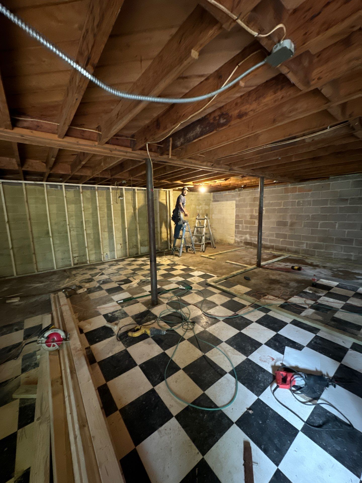 Complete Interior Home Renovation and Basement Finishing in Marietta by Swift Home Renovations 