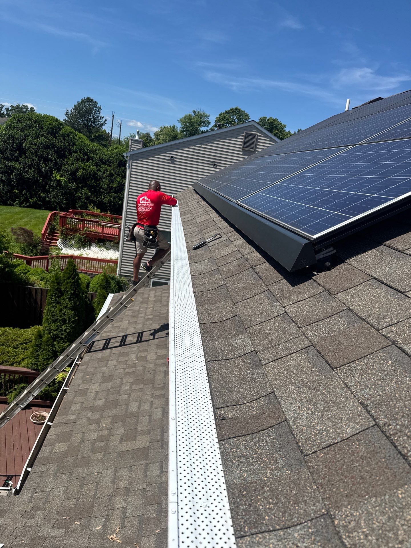 New Gutter guard  by Alpha Design Services