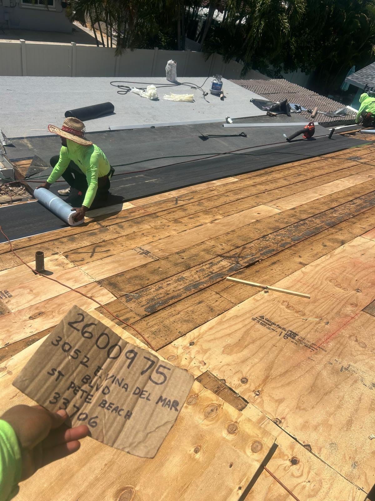 Project in St. Pete Beach 33706 by Mitchell Roofing Company LLC 