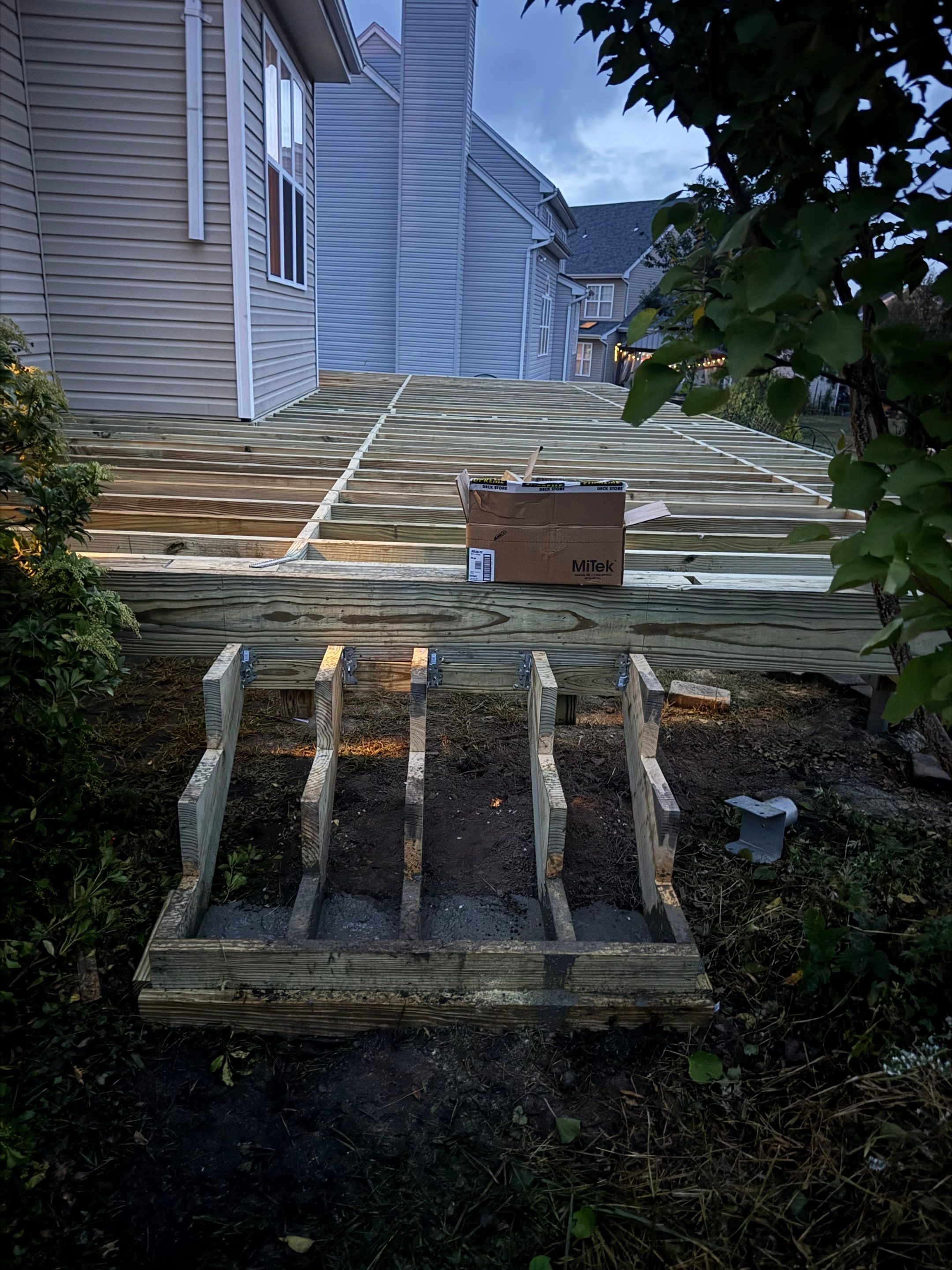 New Deck using Deckorators Venture - Color Sandbar  by deck guardian