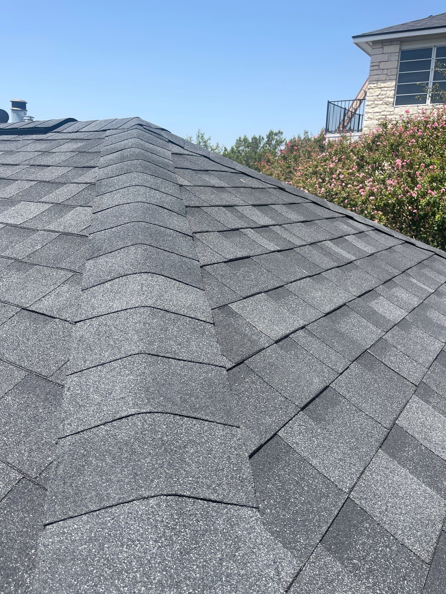 Residential Roofing Installation using IKO Nordic Granite Black by DeZign Roofing & Exteriors
