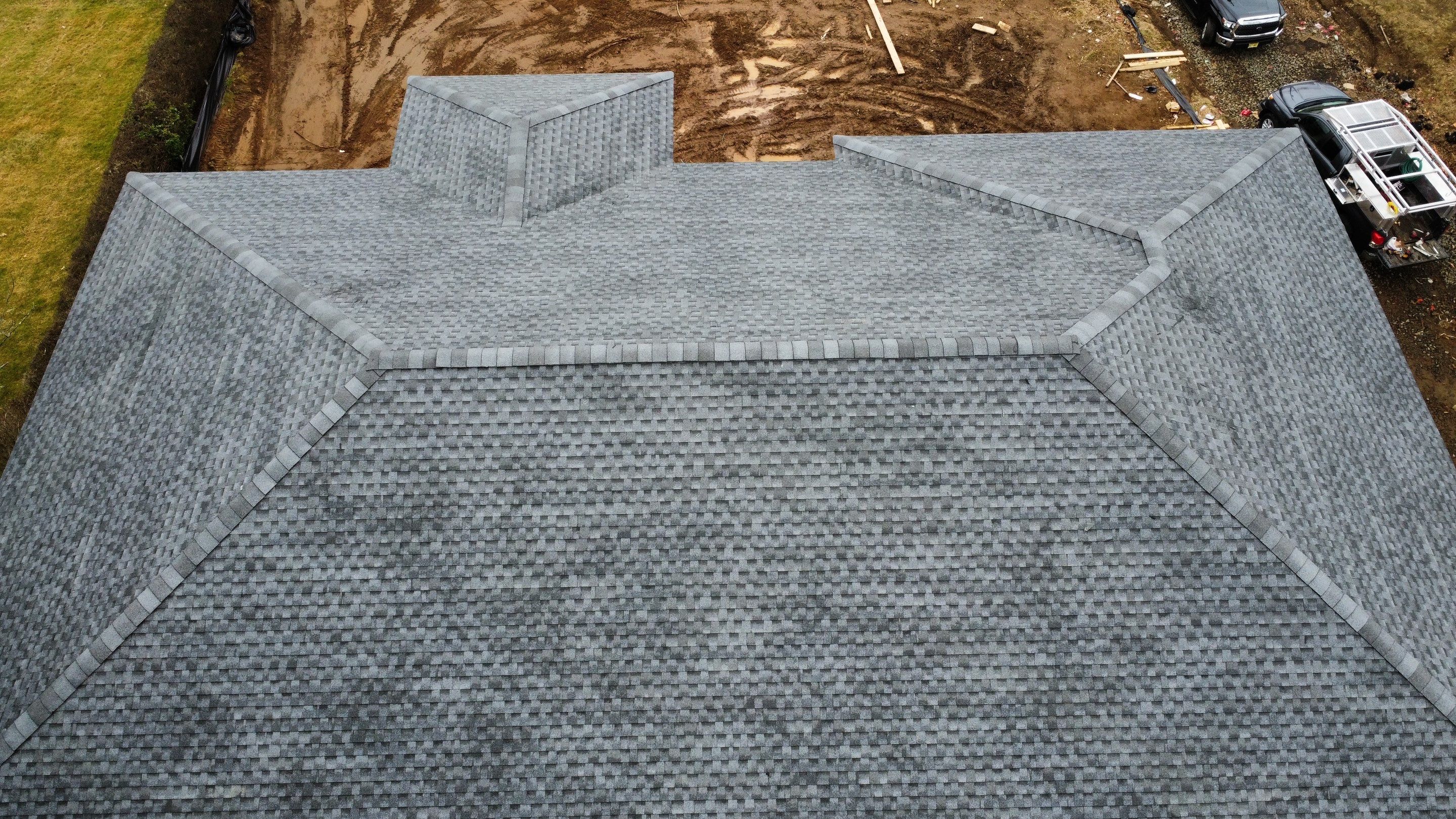 New Roof Installation using GAF Timberline color Pewter Gray by CMNG LLC