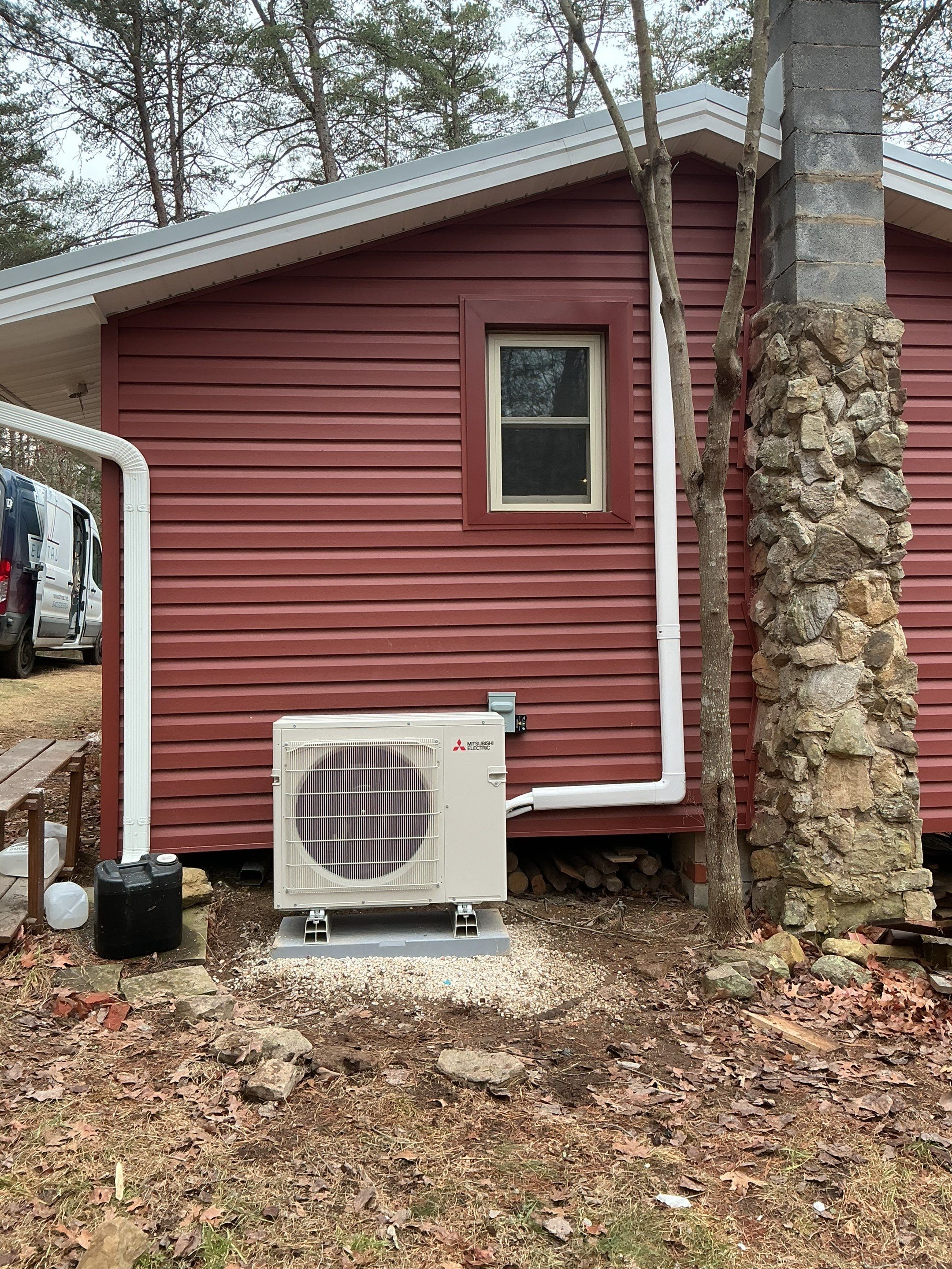 Mini-Split Install in Fort Valley by Elemental Heating and air conditioning LLC