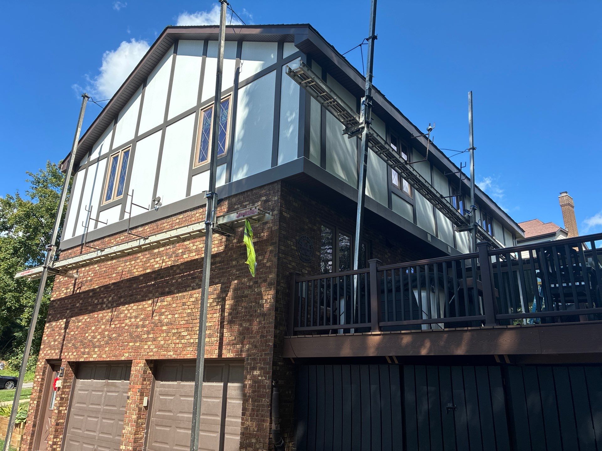 James Hardie Tudor Home Renovation by Ideal Siding Pittsburgh