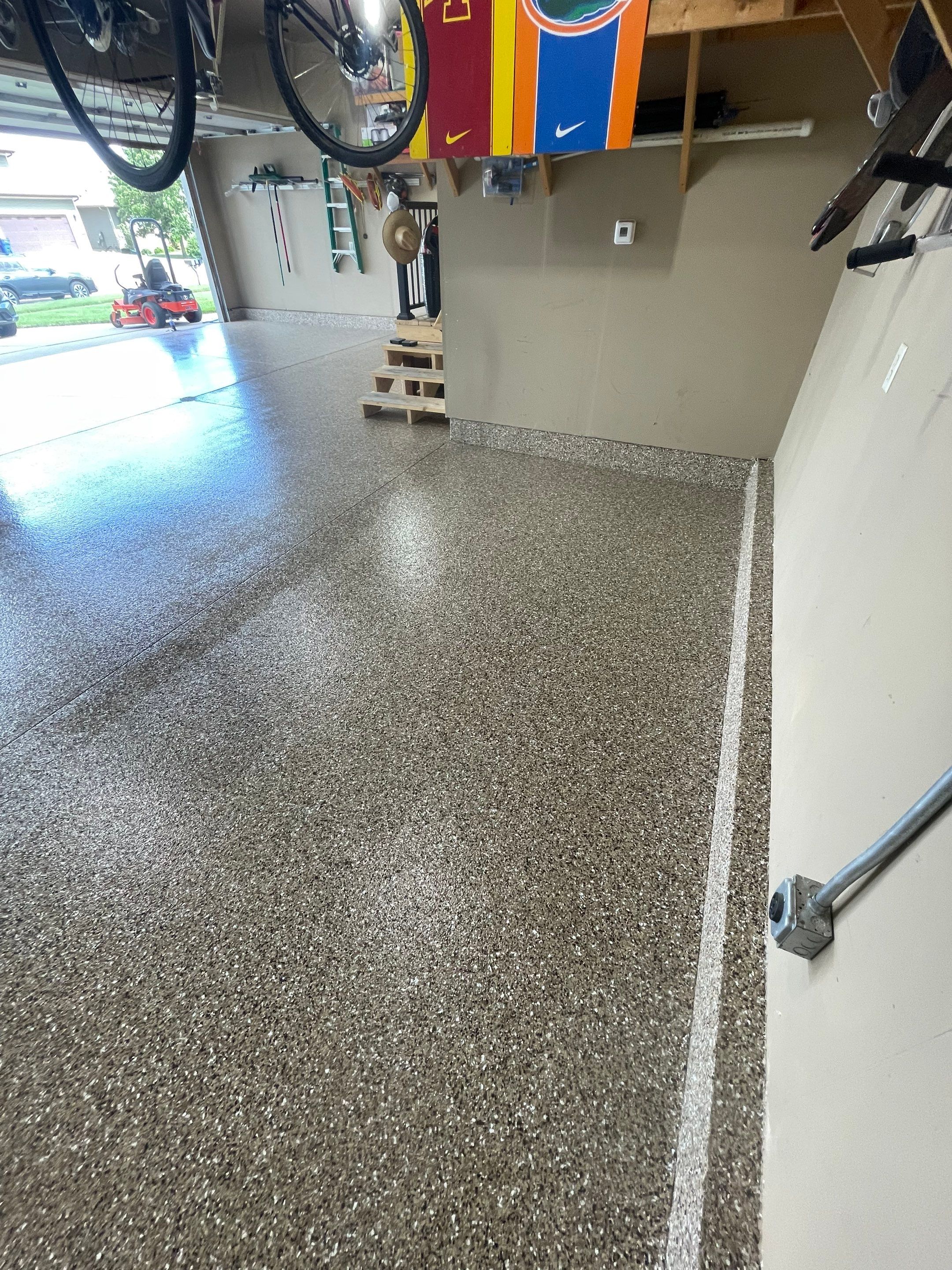 Garage Floor Coating in Tea, South Dakota by Select Painting, Coatings & Garage Cabinets