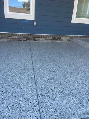 Patio Floor Coating using Coyote