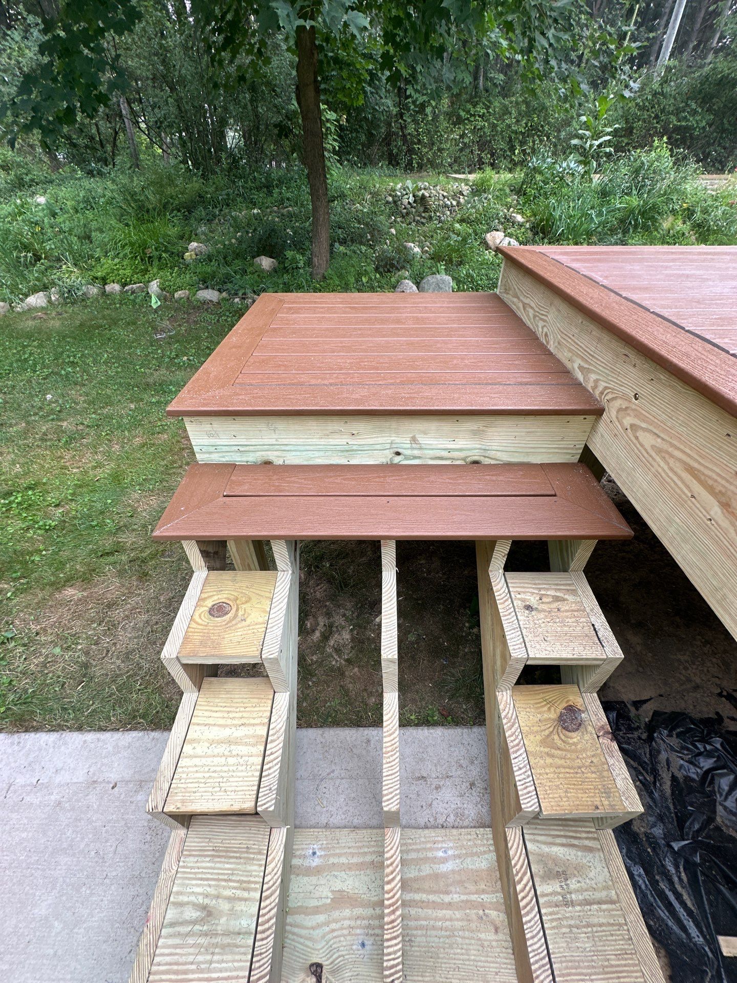 Deck and French Door Installation in Rockford by Cutting Edge Homes