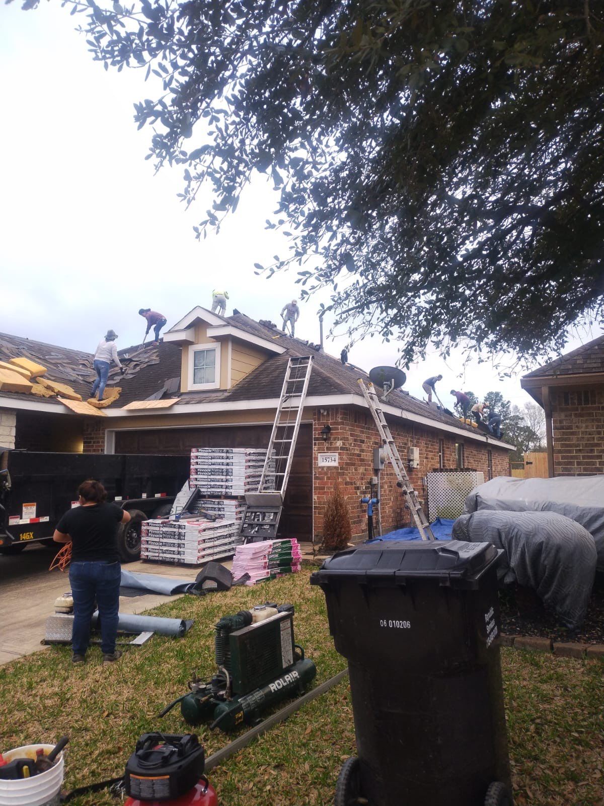 Project in Houston by Proud Roofing