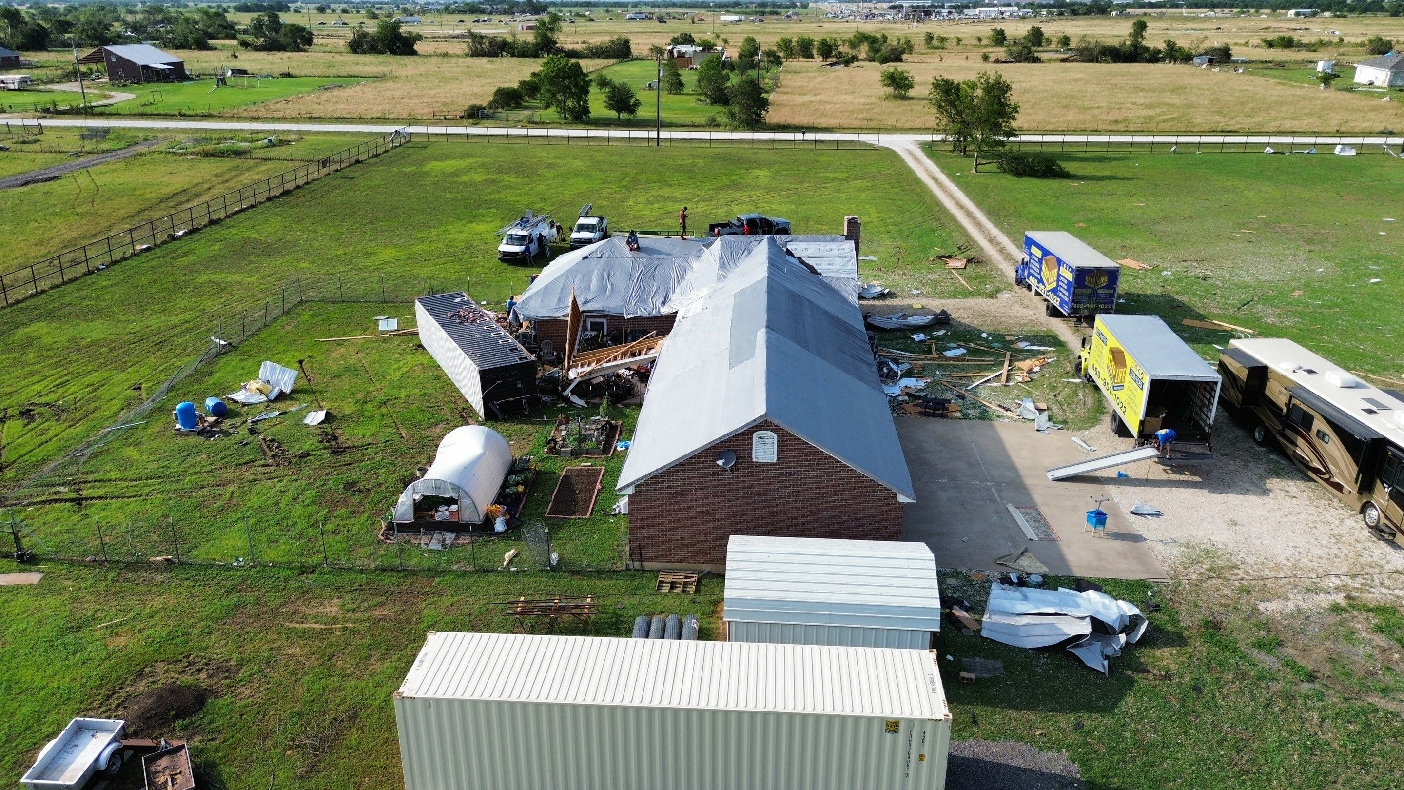 Tornado Recovery by First Out Roofing