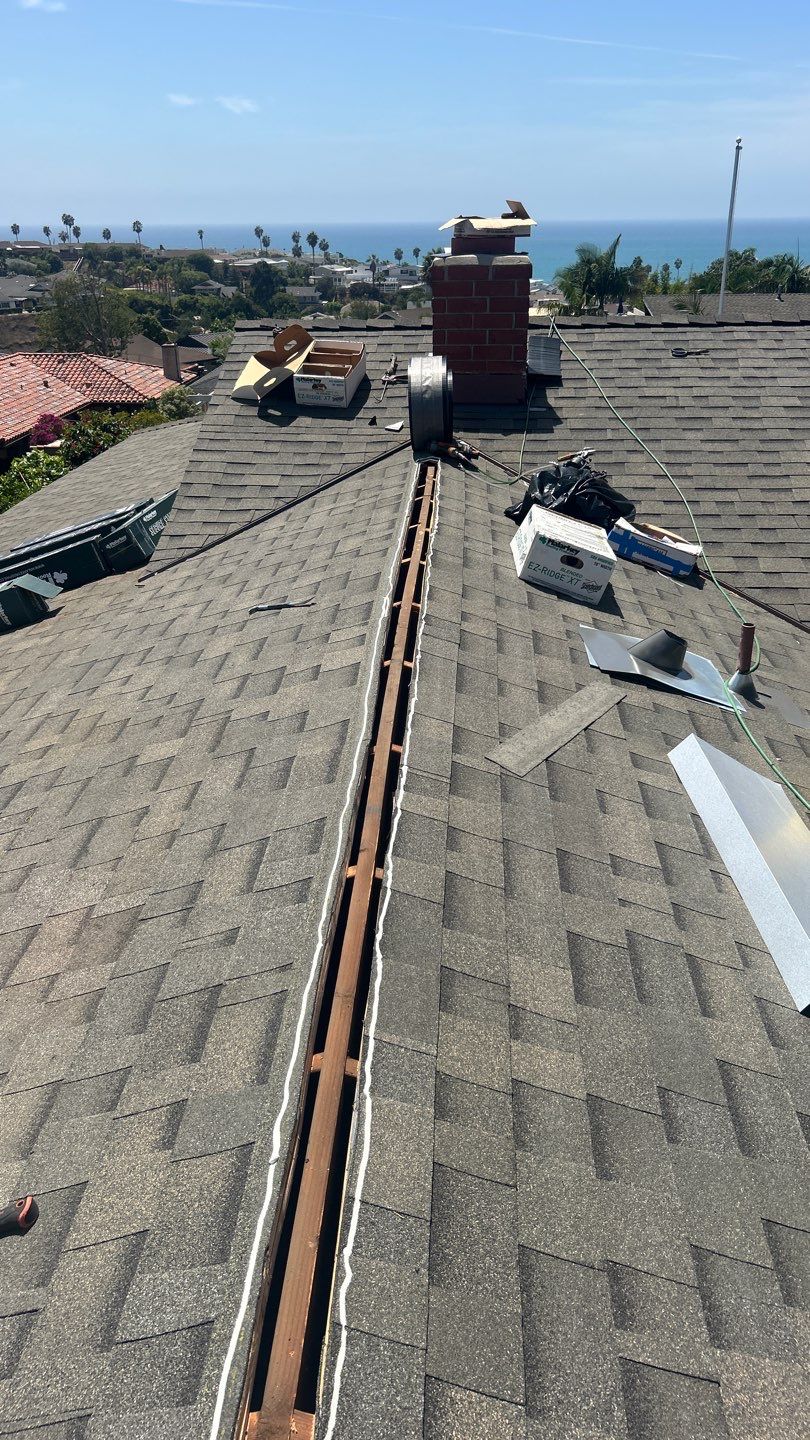 Full Roof Replacement and Eave Repair in San Clemente by Reliable Roofing San Diego Inc.