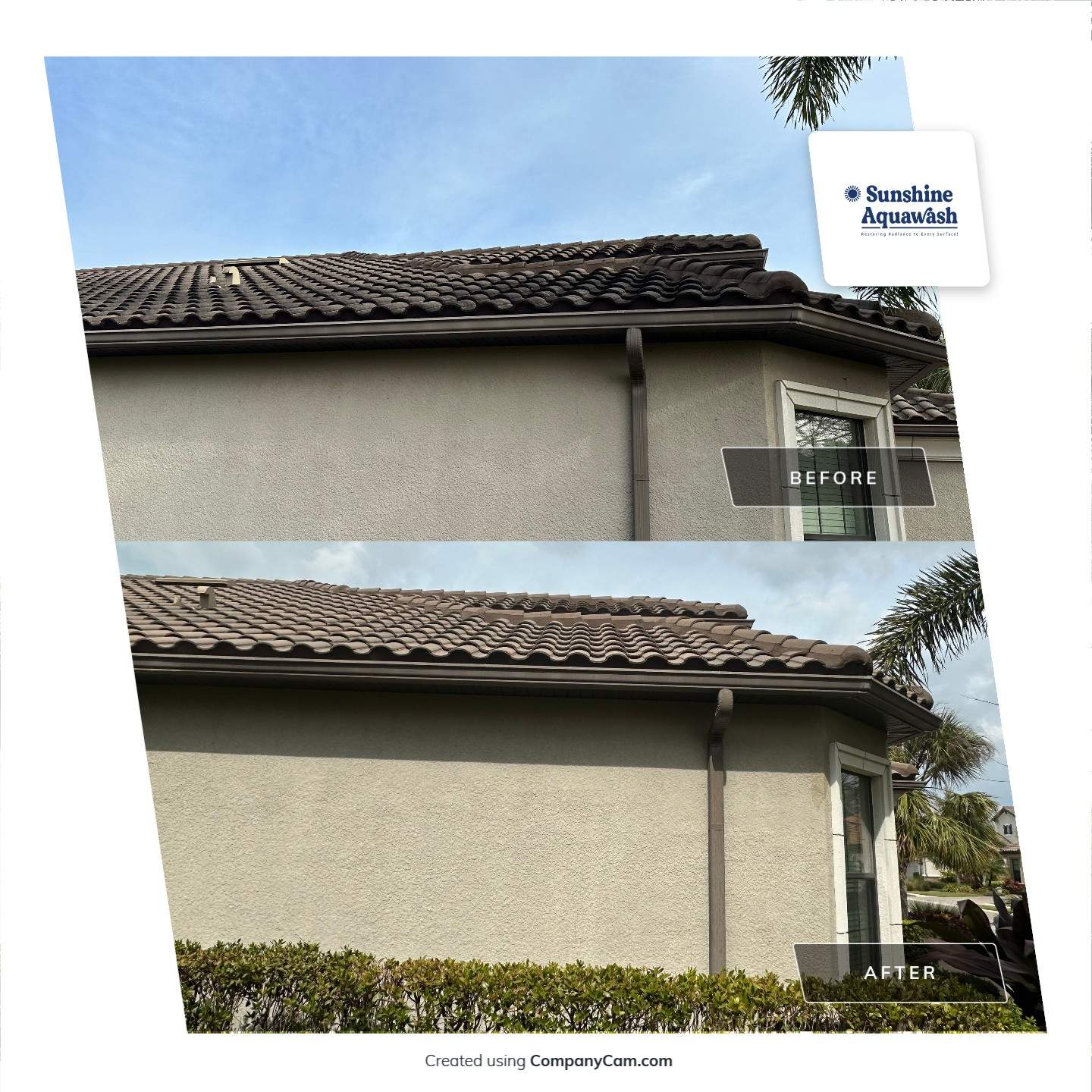 Concrete Tile Roof, Paver Pool Deck, Screen Enclosure & Driveway Cleaning in Artisan Lakes Esplanade, Palmetto, FL | Sunshine AquaWash by Sunshine AquaWash