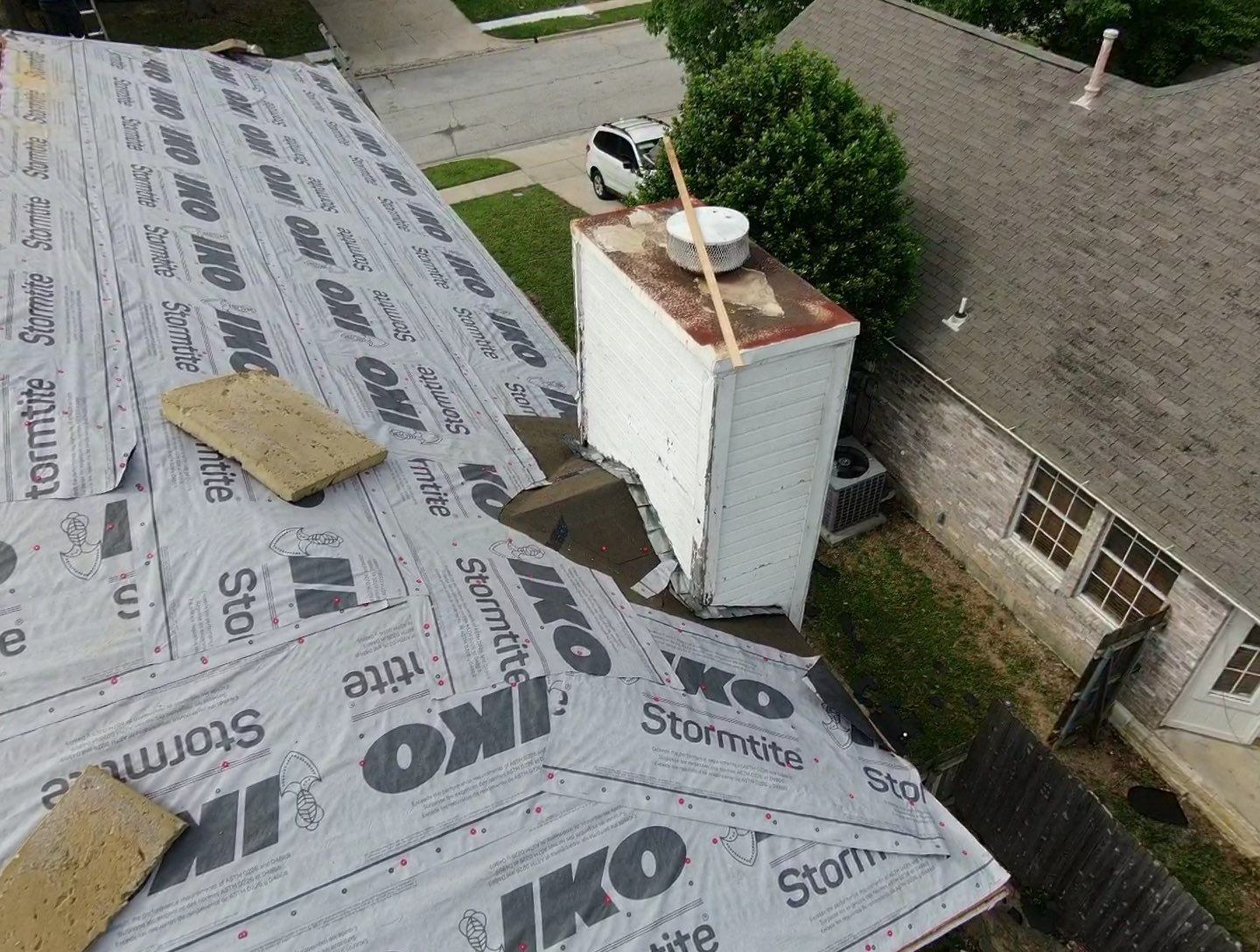 Residential Roofing Installation using Iko Dynasty Biscayne Bay Color by Becker Roofing and Exteriors