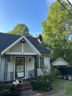 Residential Roofing Installation using GAF Timberline HDZ Charcoal