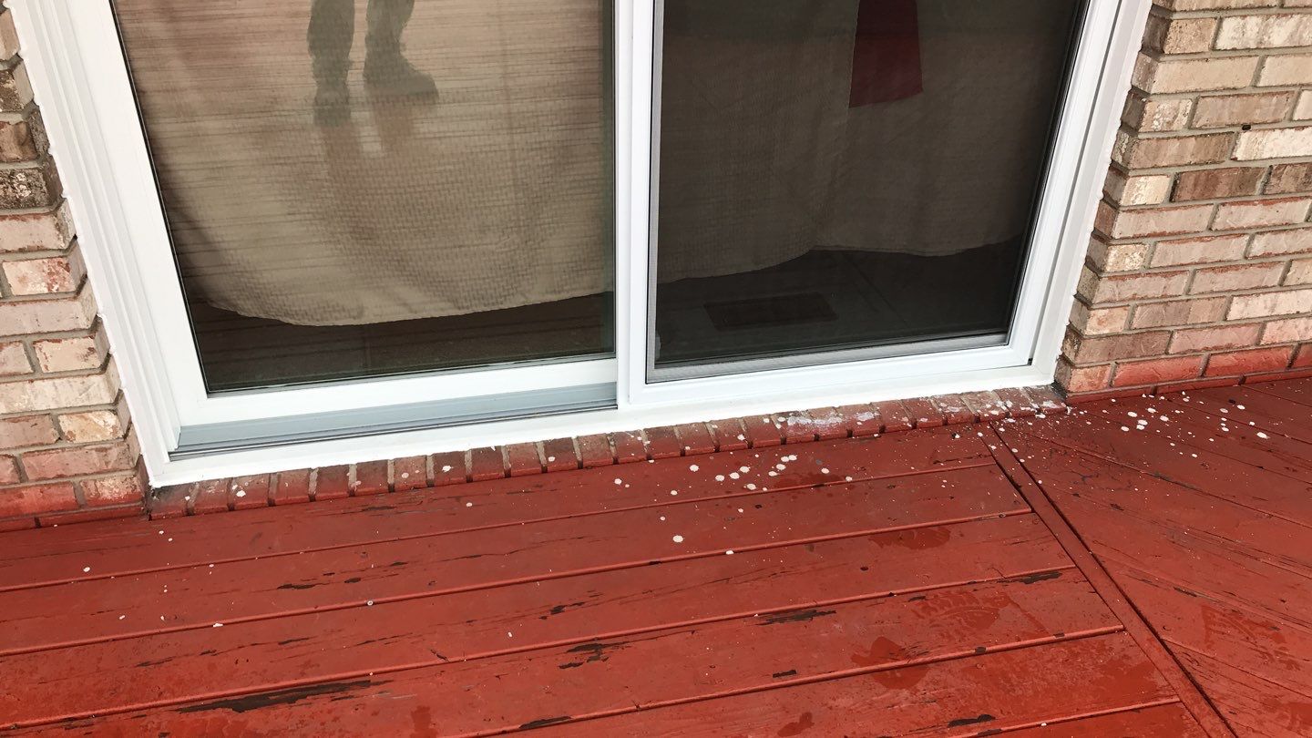 Deck Refurbush and Door Replacement using Trex Decking and Railing.  Polaris Patio Doors by Secure Construction Company Inc