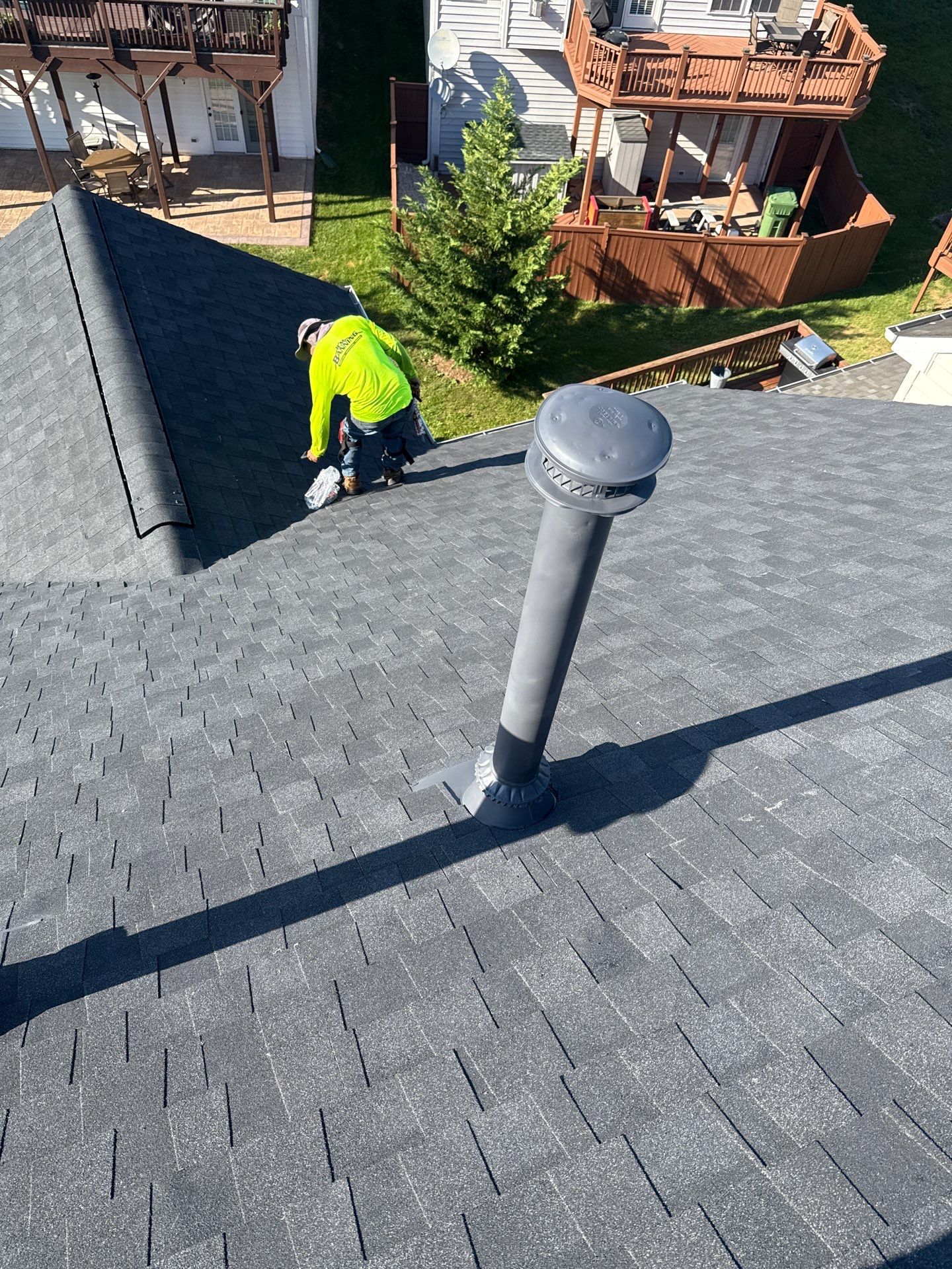 Alexandria: Residential Roof Replacement with CertainTeed Landmark Pro in Max Def Charcoal Black by RM Banning, Inc.