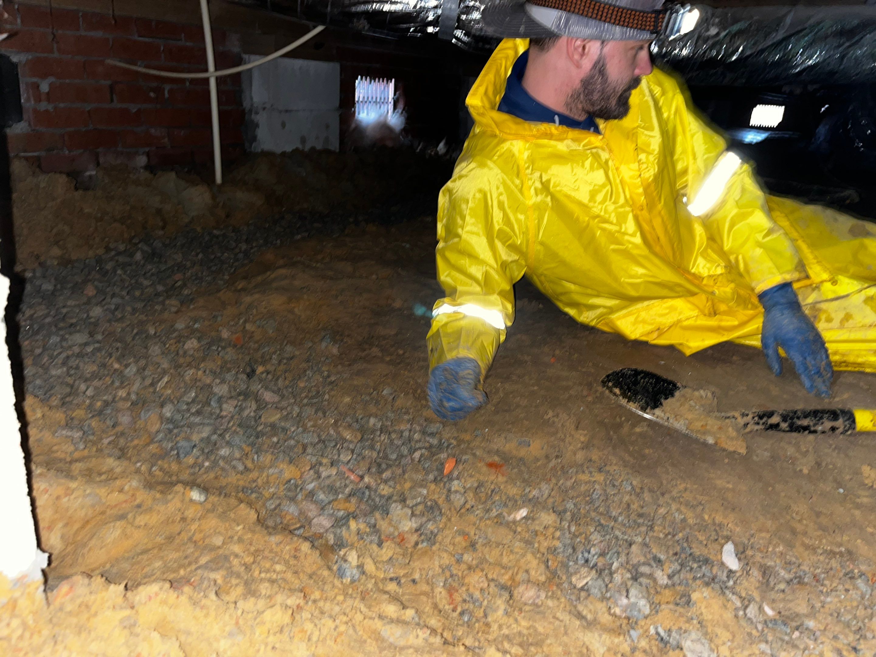 Impact Choice Encapsulation with French Drain and Crawlspace Doors by Impact Crawlspace