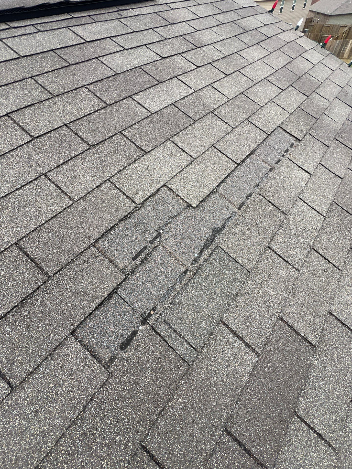 Hail Damage using Owen's Corning Duration (Lifetime) Shingles by Roof Repair Company