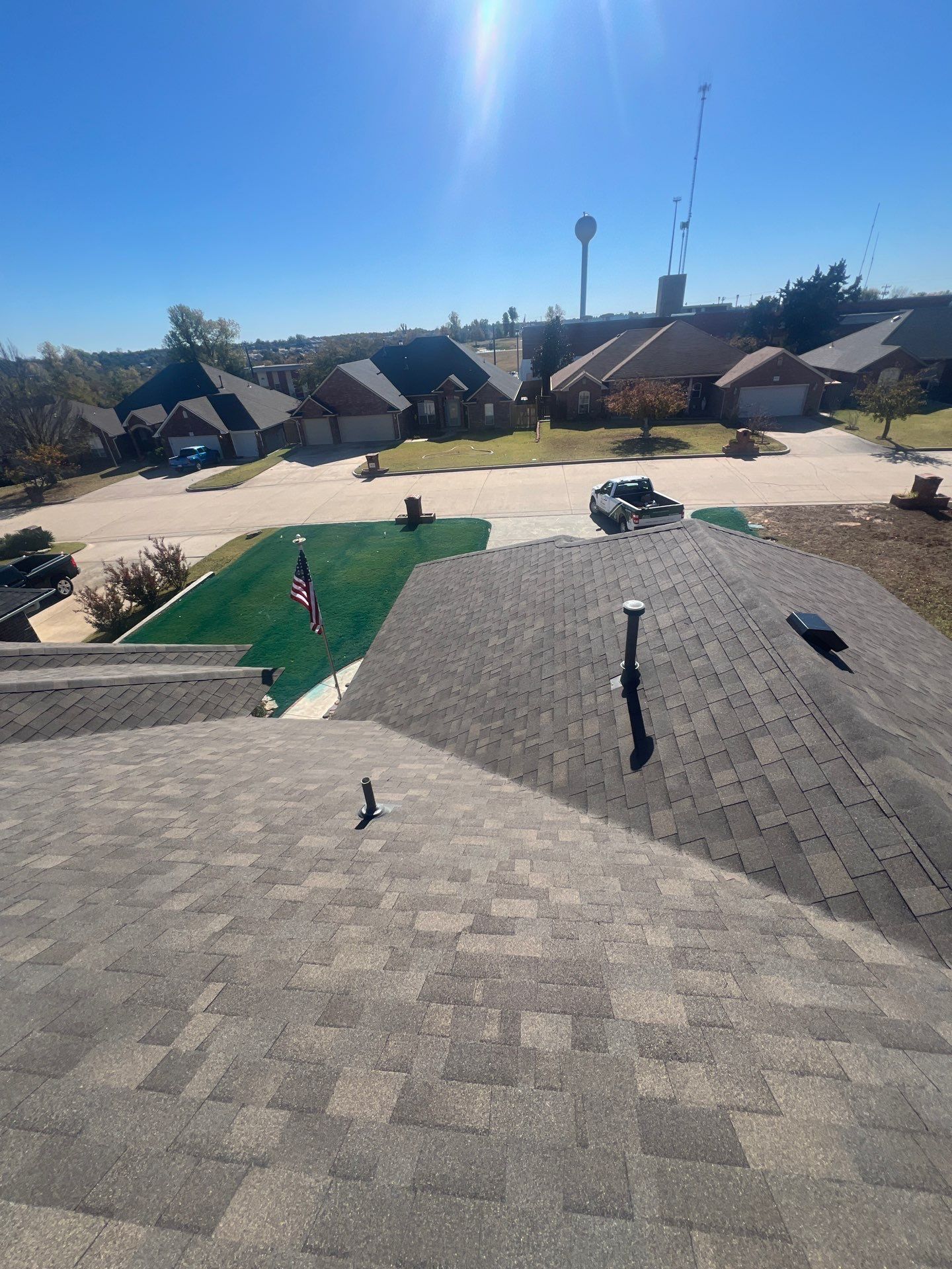 roof replacement & gutter installation in Midwest City by McCann's Roofing and Construction