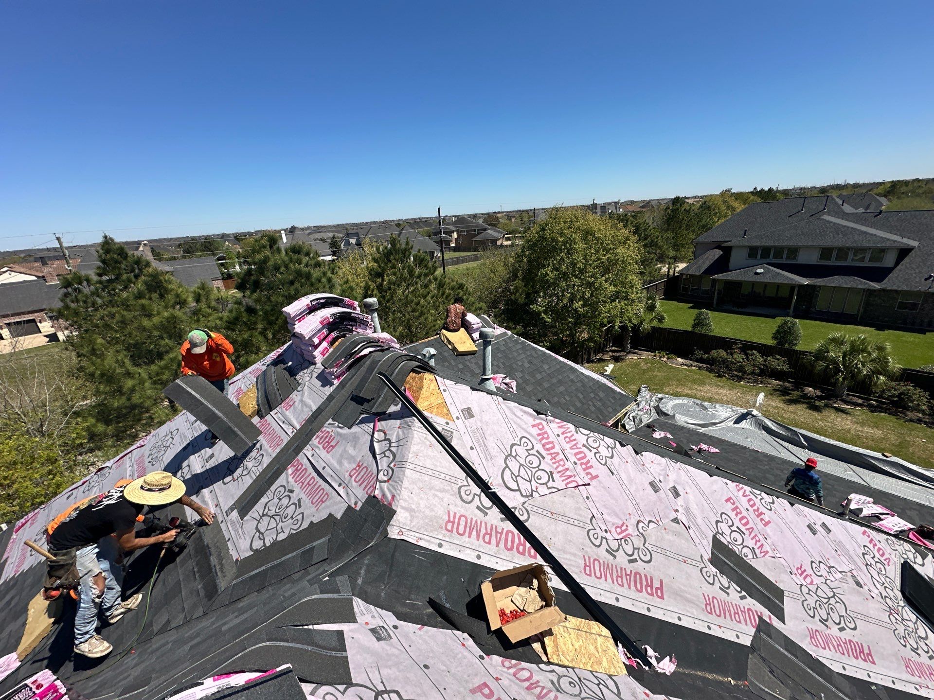 Project in Fulshear by Motion Roofing
