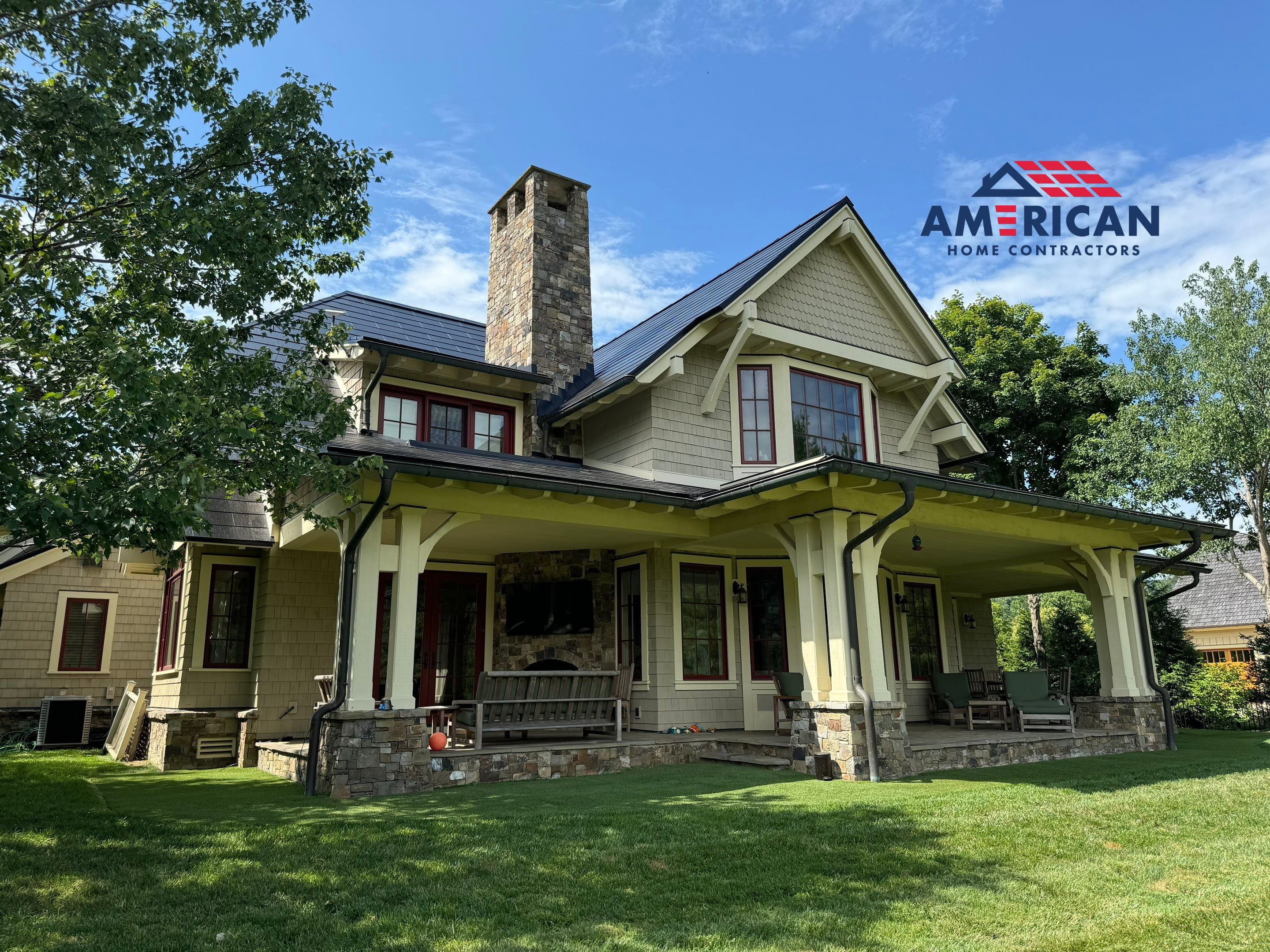 Tesla Solar Roof at The Greenbrier by American Home Contractors