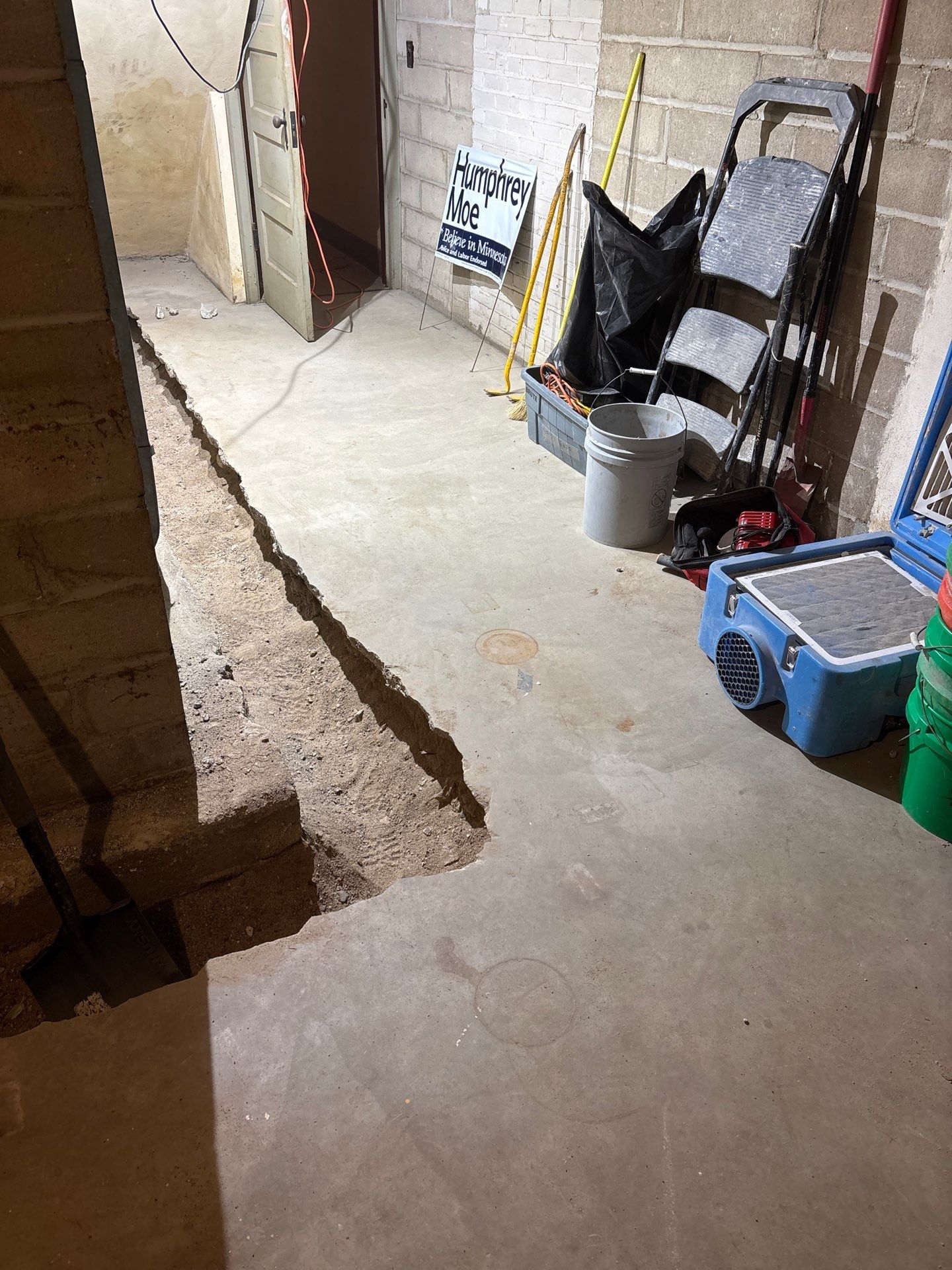 Drain Tile in South Minneapolis by Waterproofing Northeast