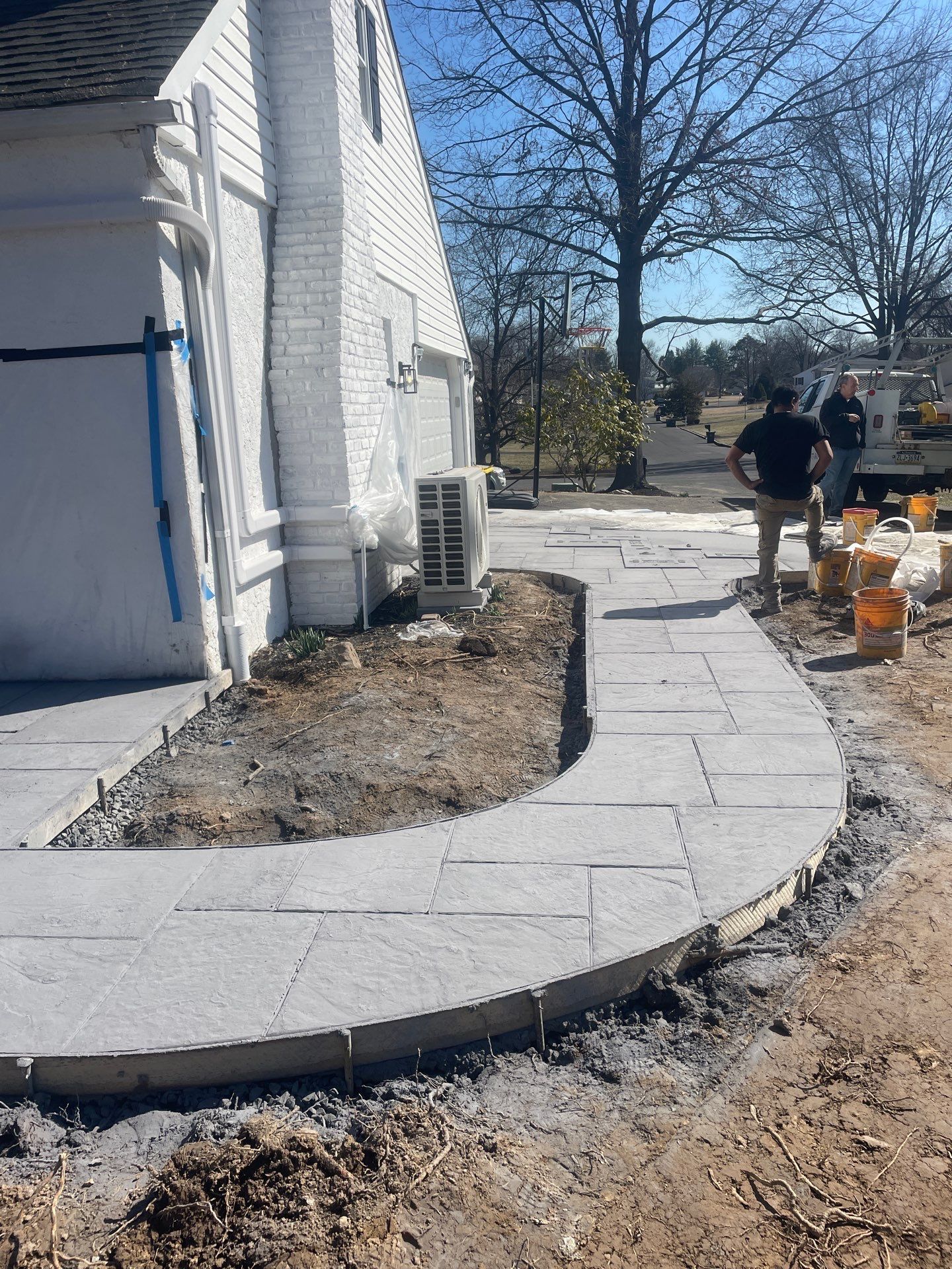 Stamped Concrete Patio  by Architectural Concrete Design