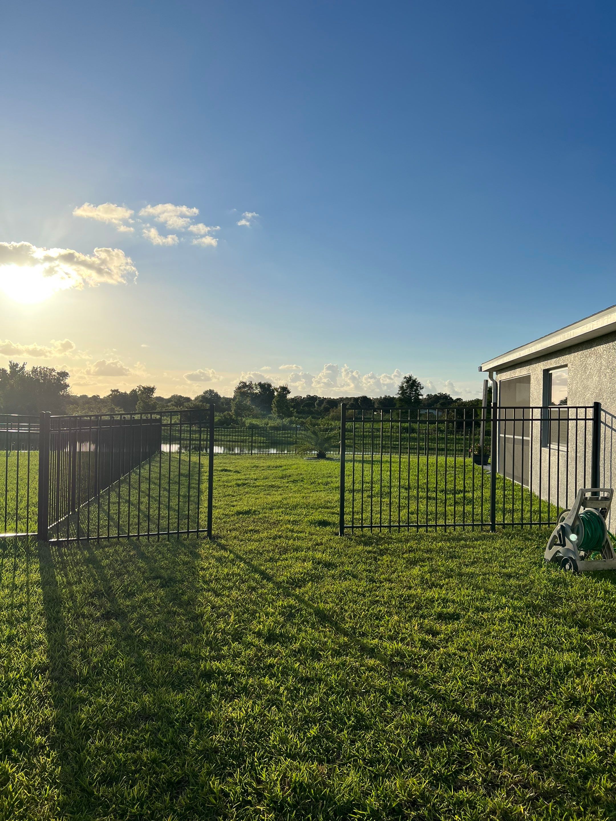 Parrish, FL 4ft. Tall 3-Rail Black Aluminum Fence by Asap fence and gates, LLC