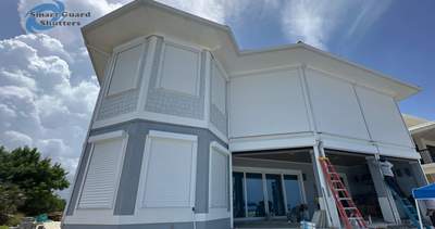 Rolling Shutters in White