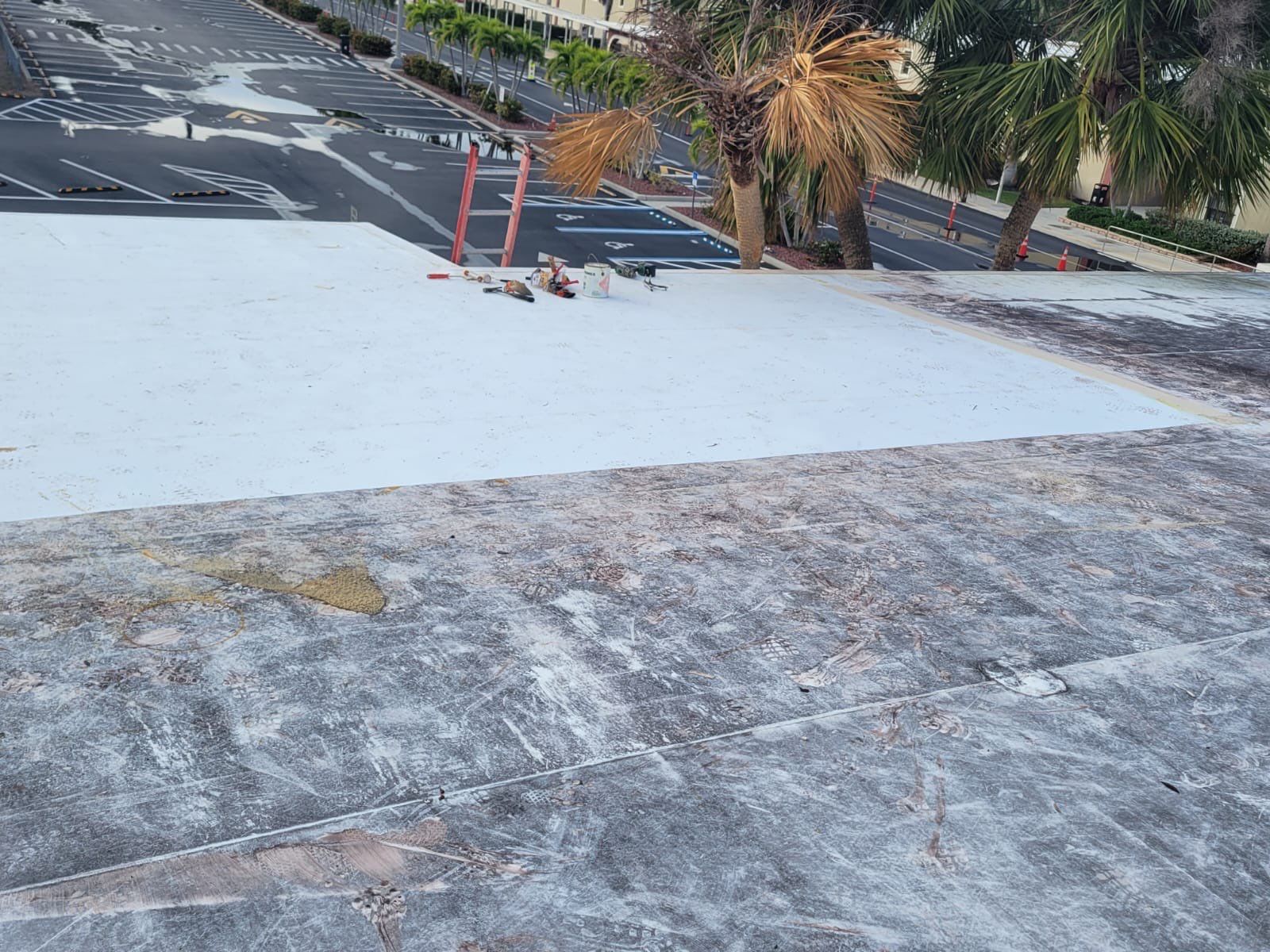 Emergency Repair on School from Storm Damage by Four Peaks Roofing