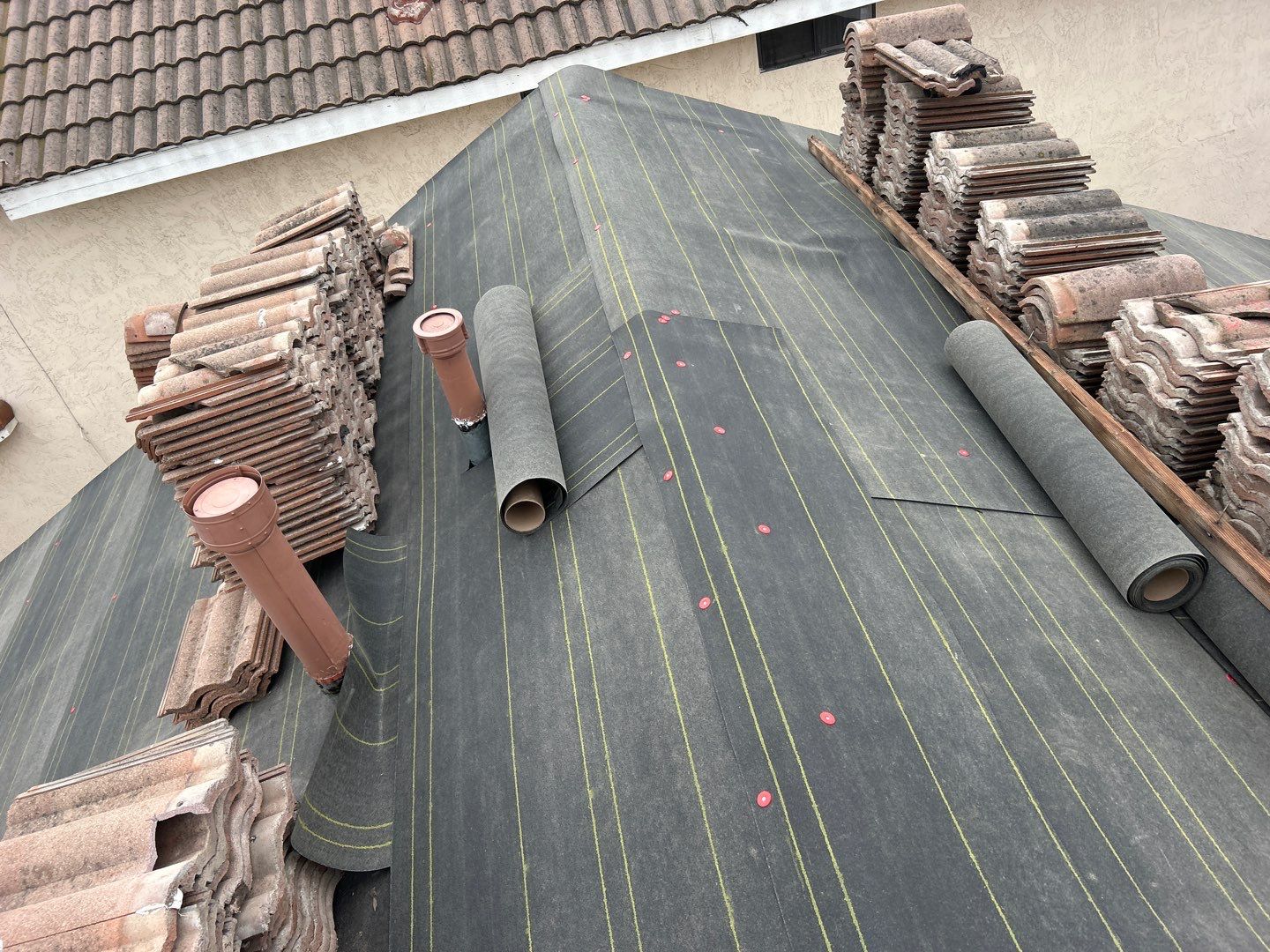 Comprehensive Concrete Tile Roof Replacement and Structural Wood Repair in Chula Vista by Reliable Roofing San Diego Inc.