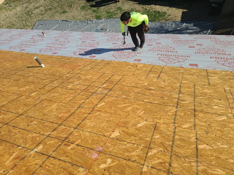 Residential Roofing Replacement and Decking Repair in Georgetown by Caliber Restoration LLC