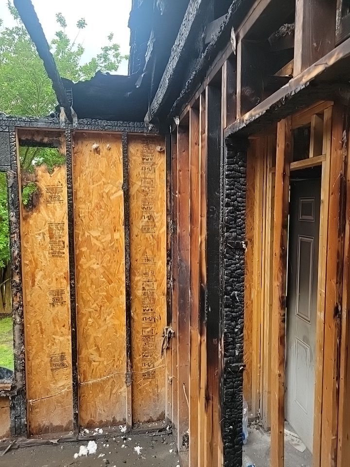 Fire Damage Restoration and Total Home Rebuild by Licensed General Contractor by RGR Construction and Roofing, LLC