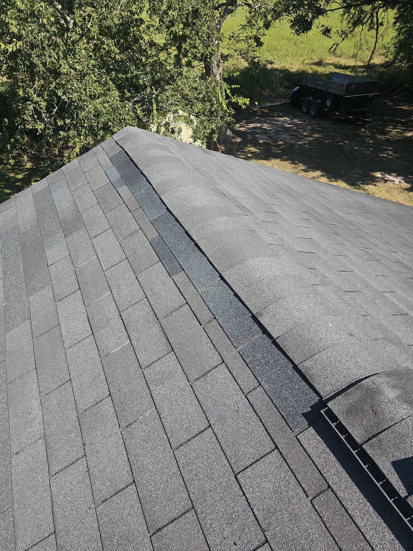 Hail Damage using Owen's Corning Duration (Lifetime) Shingles by Roof Repair Company