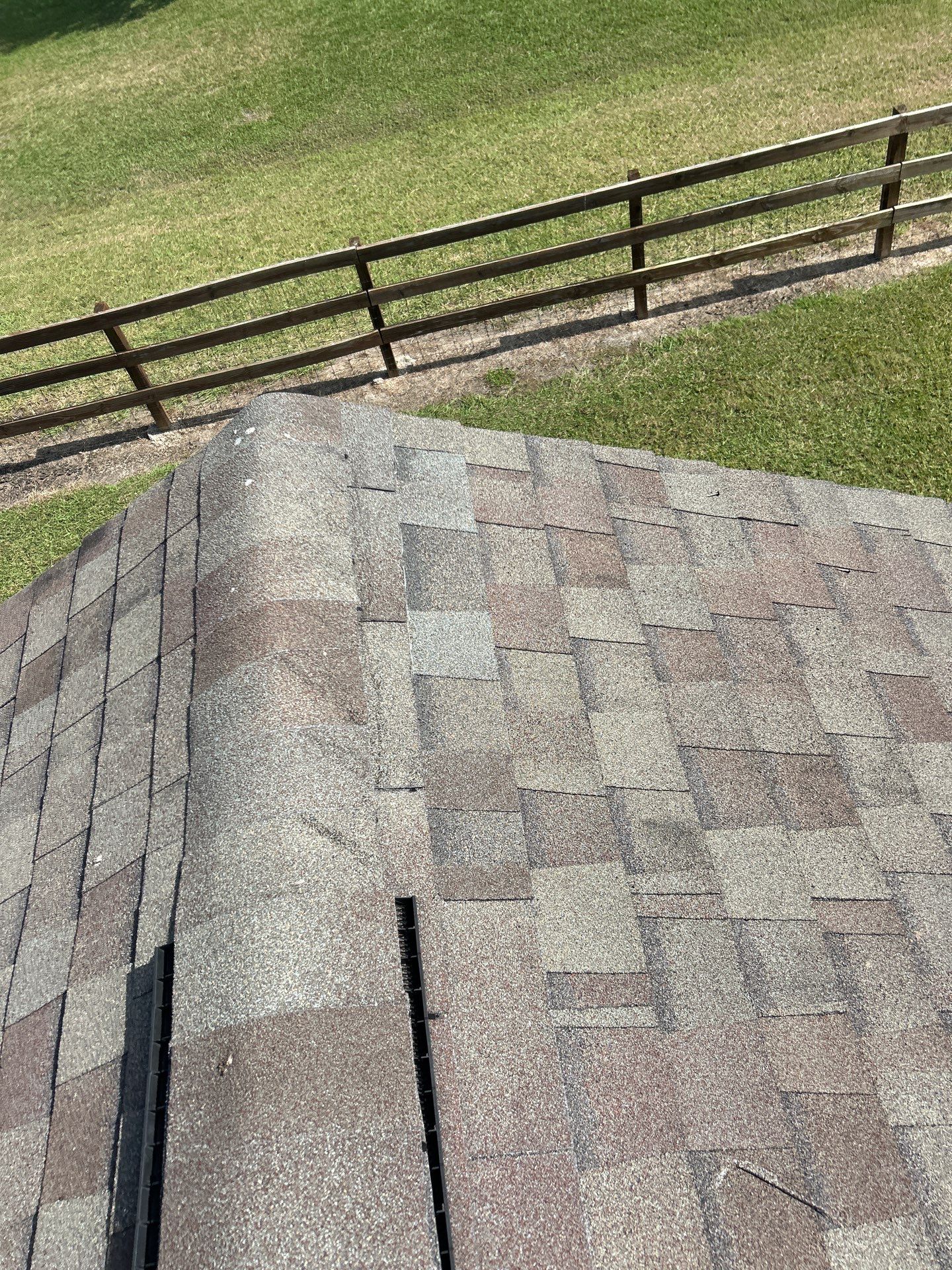 Hail Damage using Owen's Corning Duration (Lifetime) Shingles by Roof Repair Company