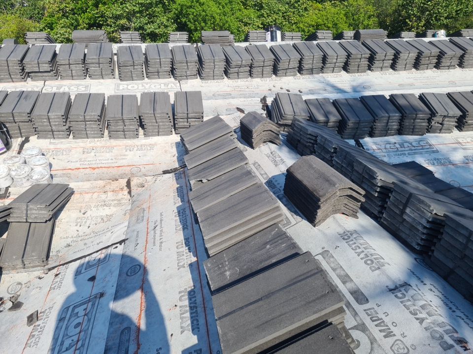 Residential Roofing Installation using Eagle Roofing Tile by BLUES BROTHERS ROOFING