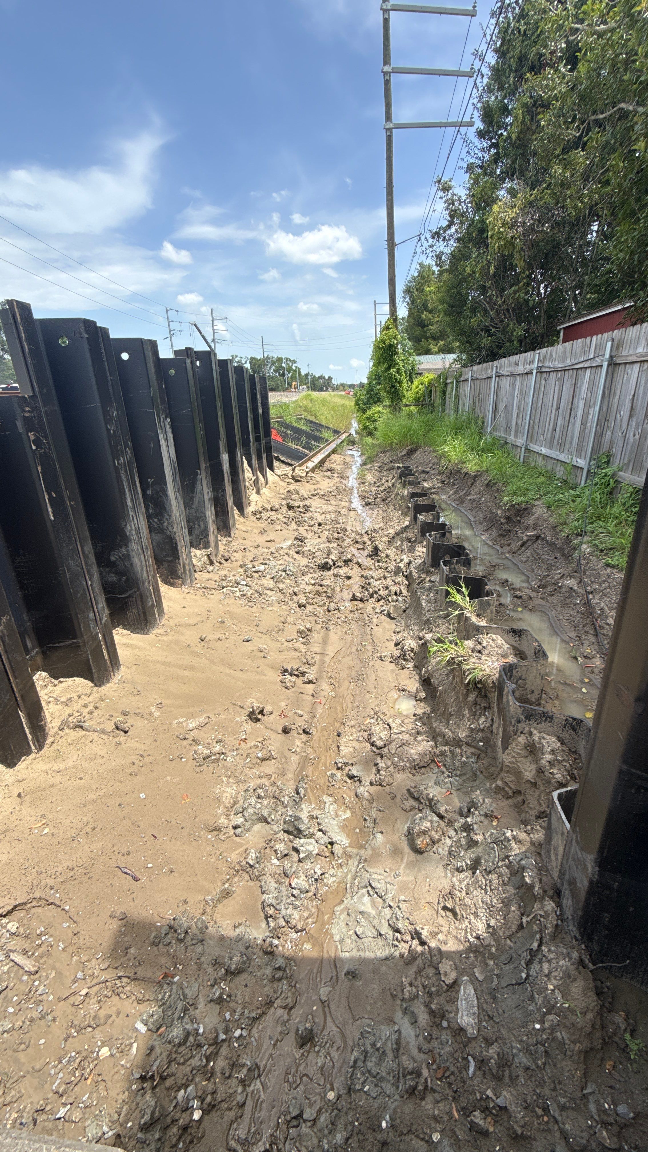 Ormond CN Railway Culverts — Jack & Bore Drainage Project, Destrehan, LA by Dacp Construction 