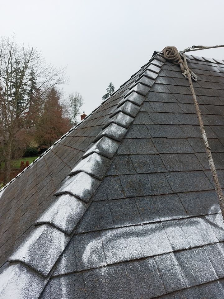 Roof Cleaning  using Moss Treatment  by BEST Roofing & Waterproofing
