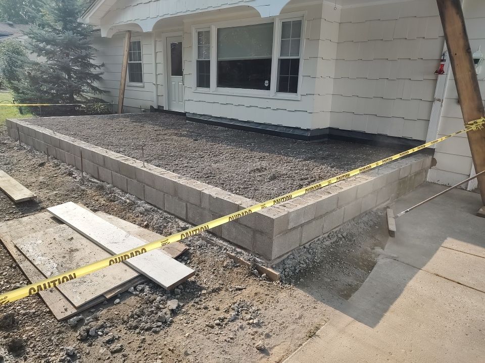 Porch and Concrete by Ivy Lea Construction