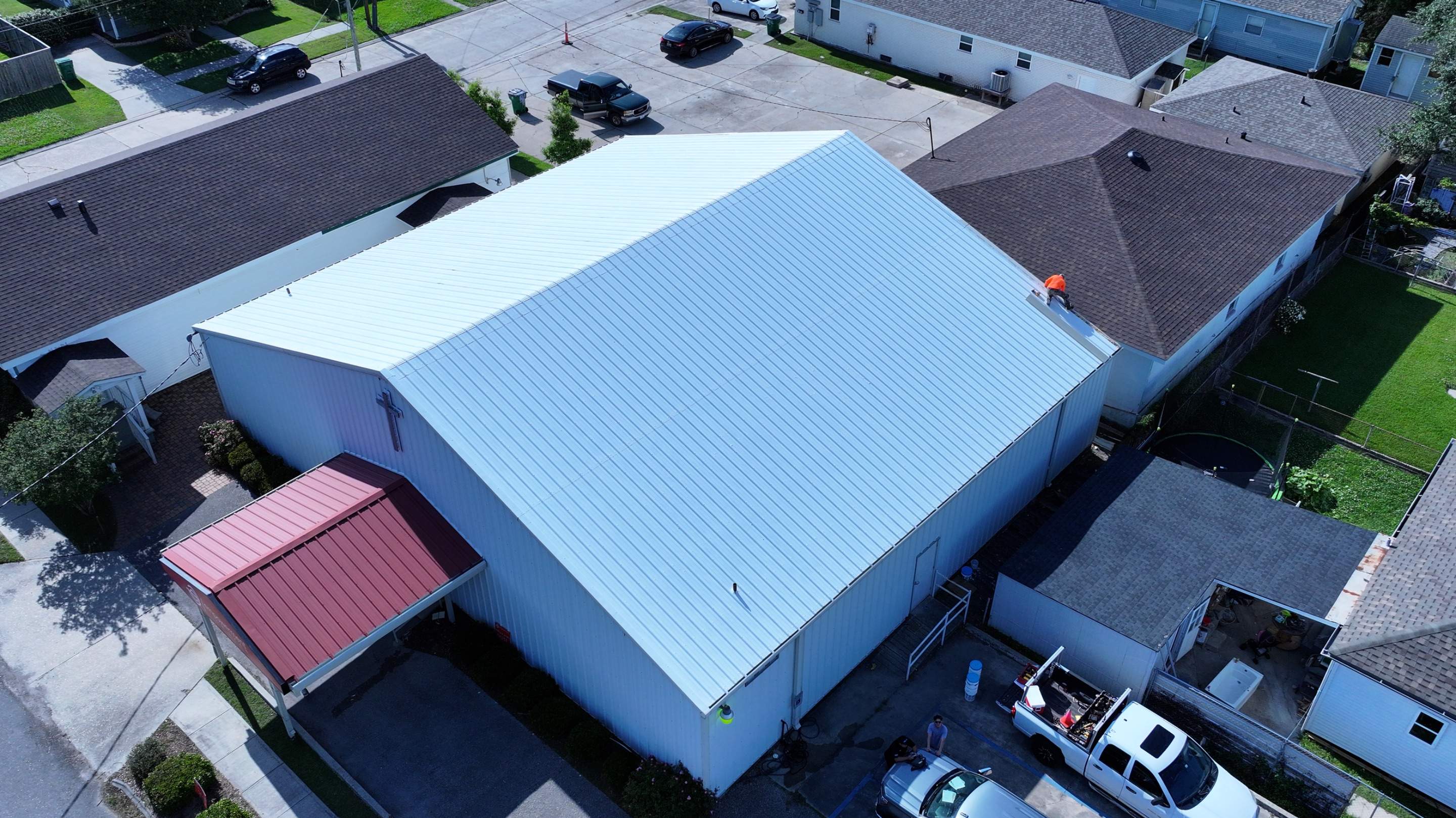 Metal Roof Coating in Harvey by HDS Contractors