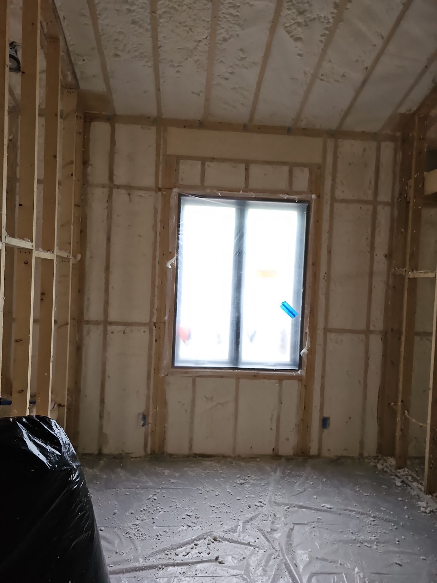 Spray Foam Insulation using open cell spray foam by NYS Foam & Energy