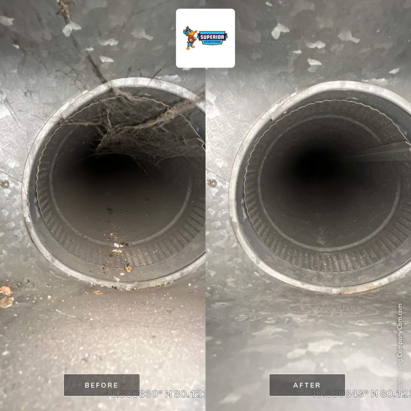 Air Duct Cleaning With a Vacuum Truck in Harmony, PA by Superior Air Duct Cleaning