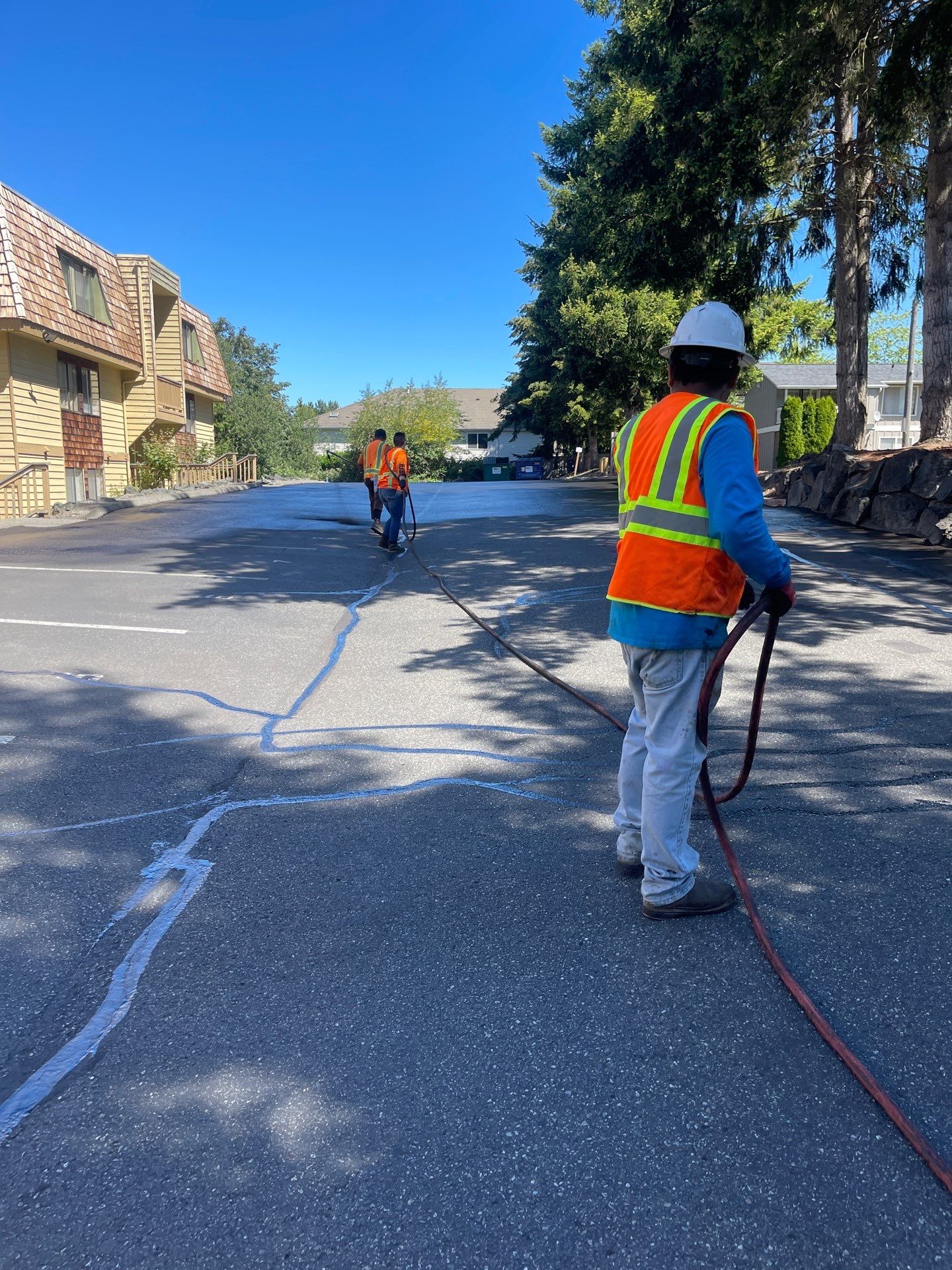 Dana | Sealcoat Parking Lot   by Jireh Asphalt & Concrete Inc 